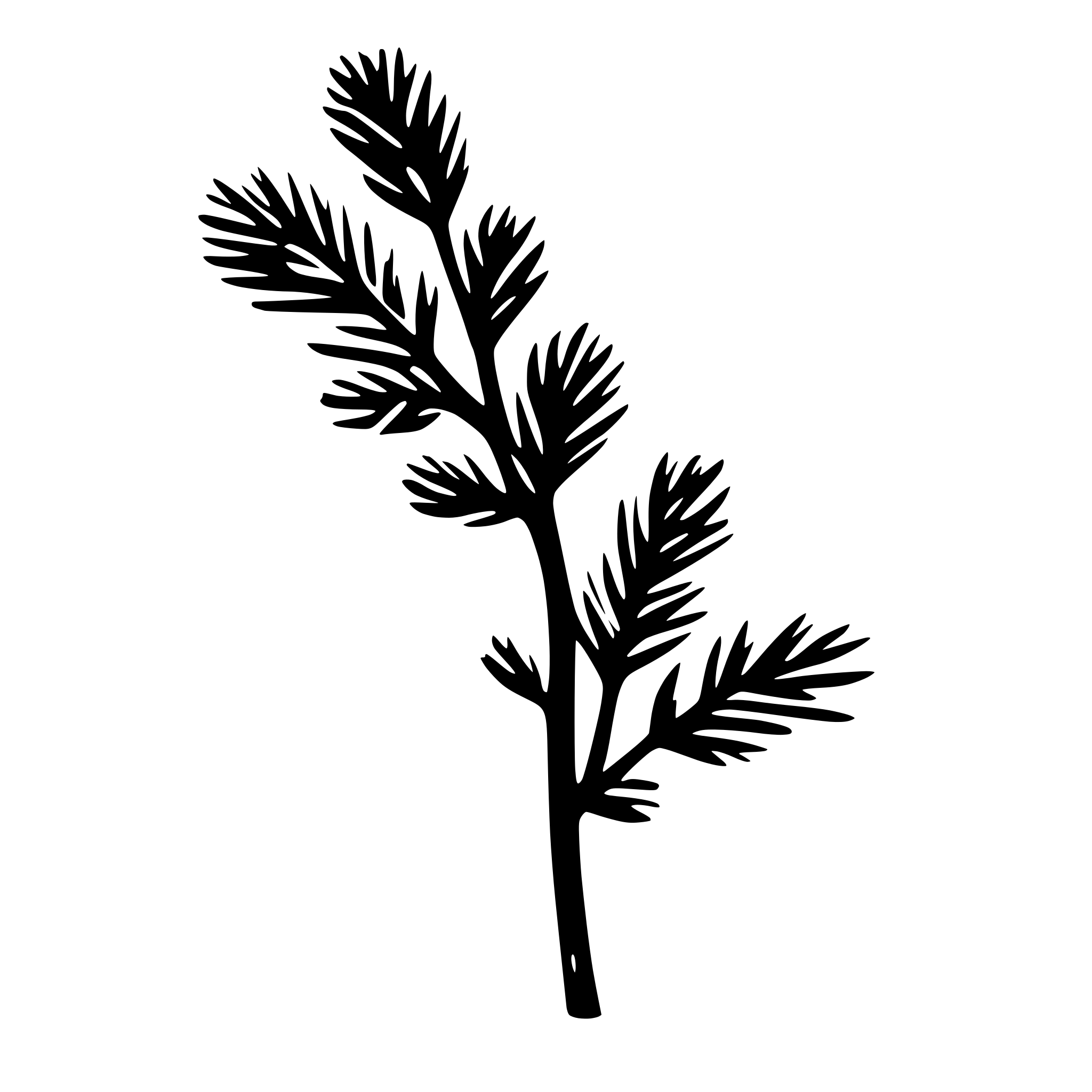 AI-generated SVG of 'Pine buds'