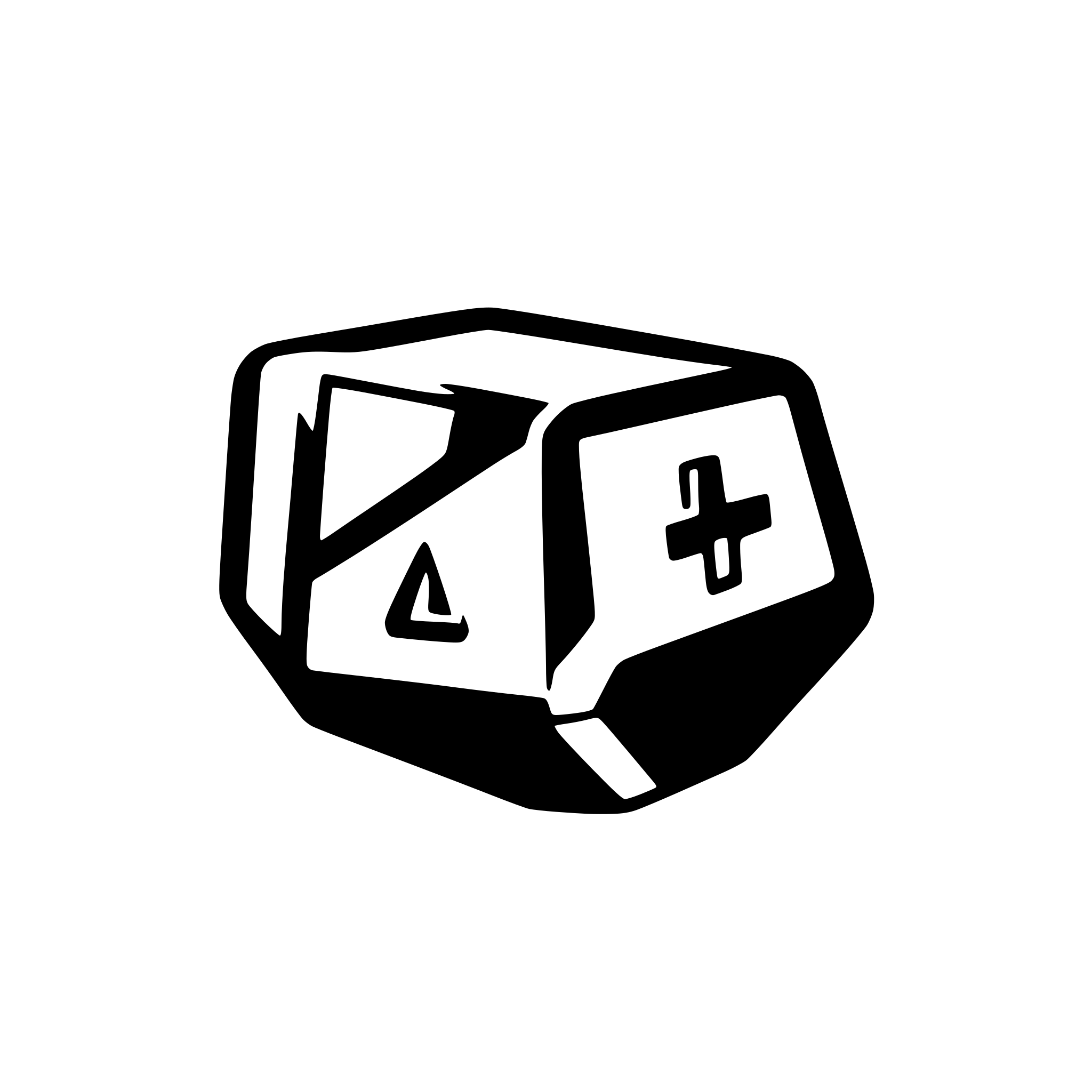 AI-generated SVG of a a fusion of an anvil and the symbol for internet