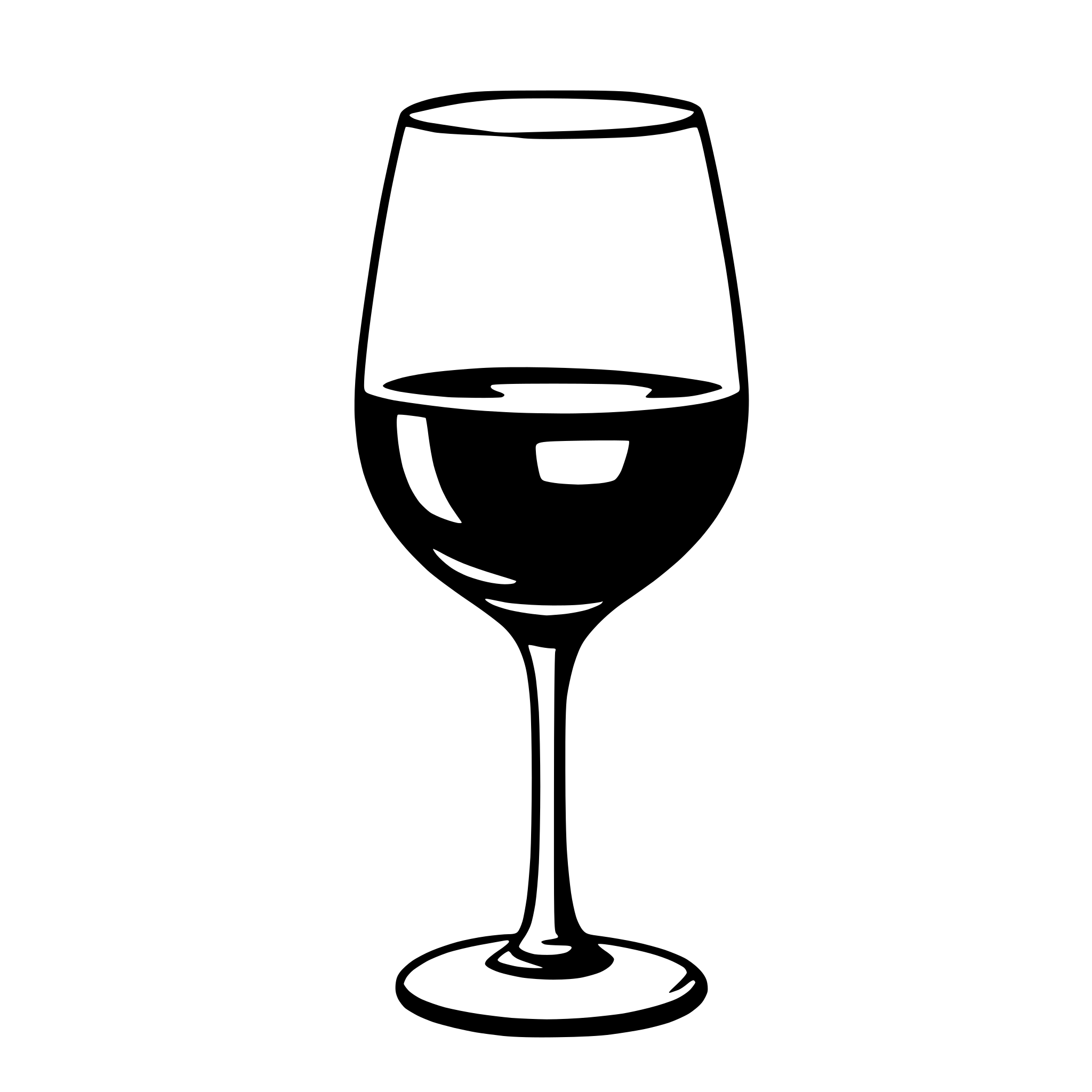 AI-generated SVG of 'wine glass'