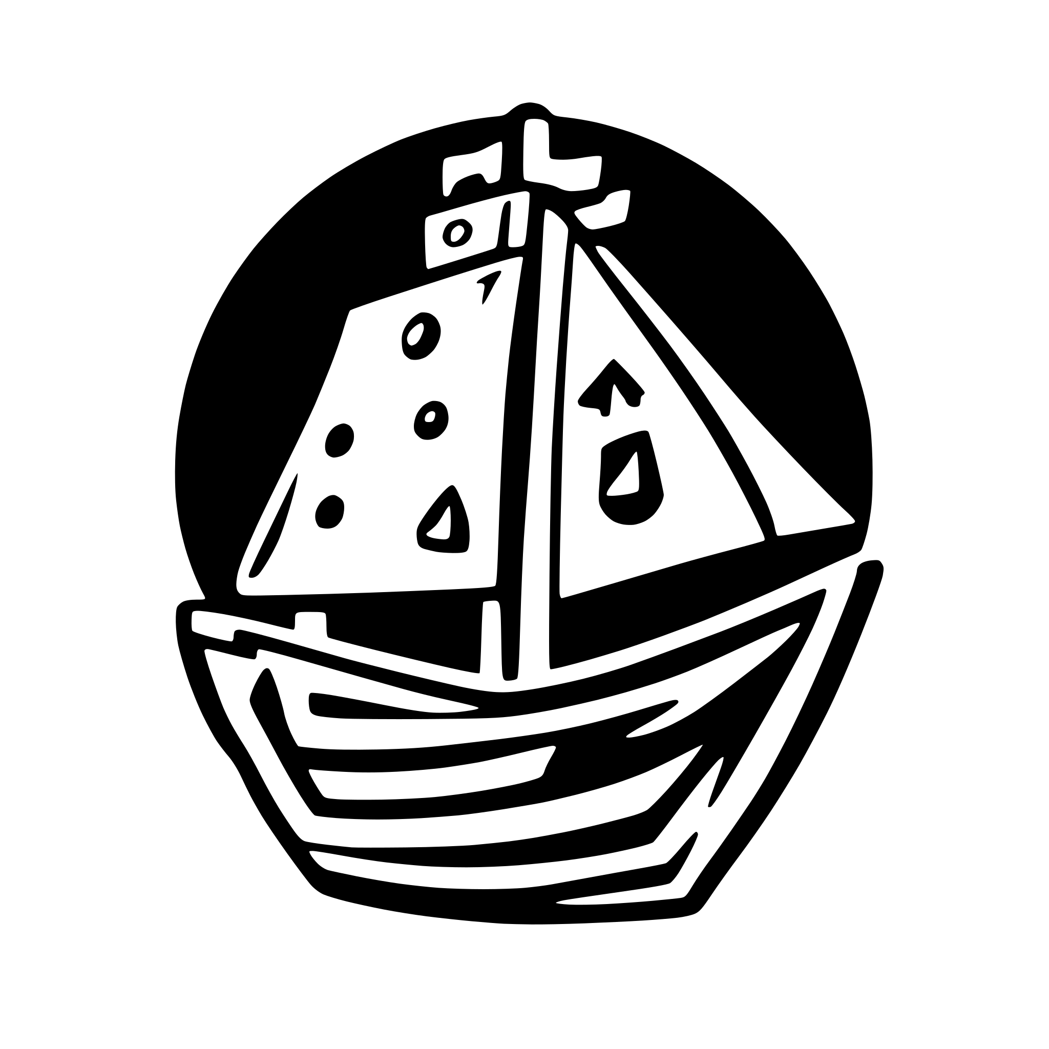 AI-generated SVG of a pirate ship