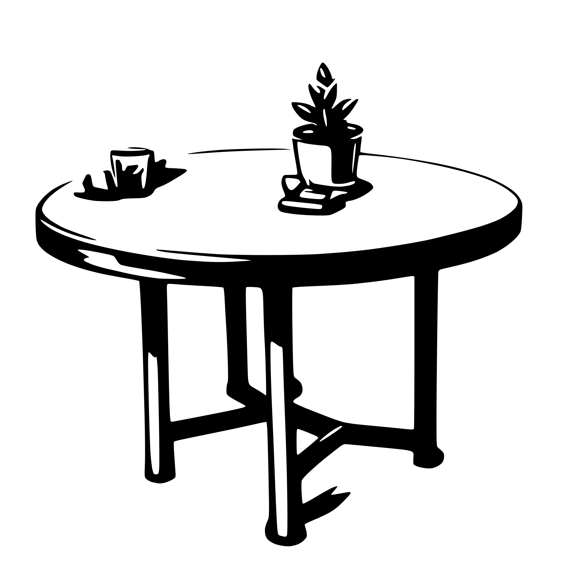 AI-generated SVG of a table