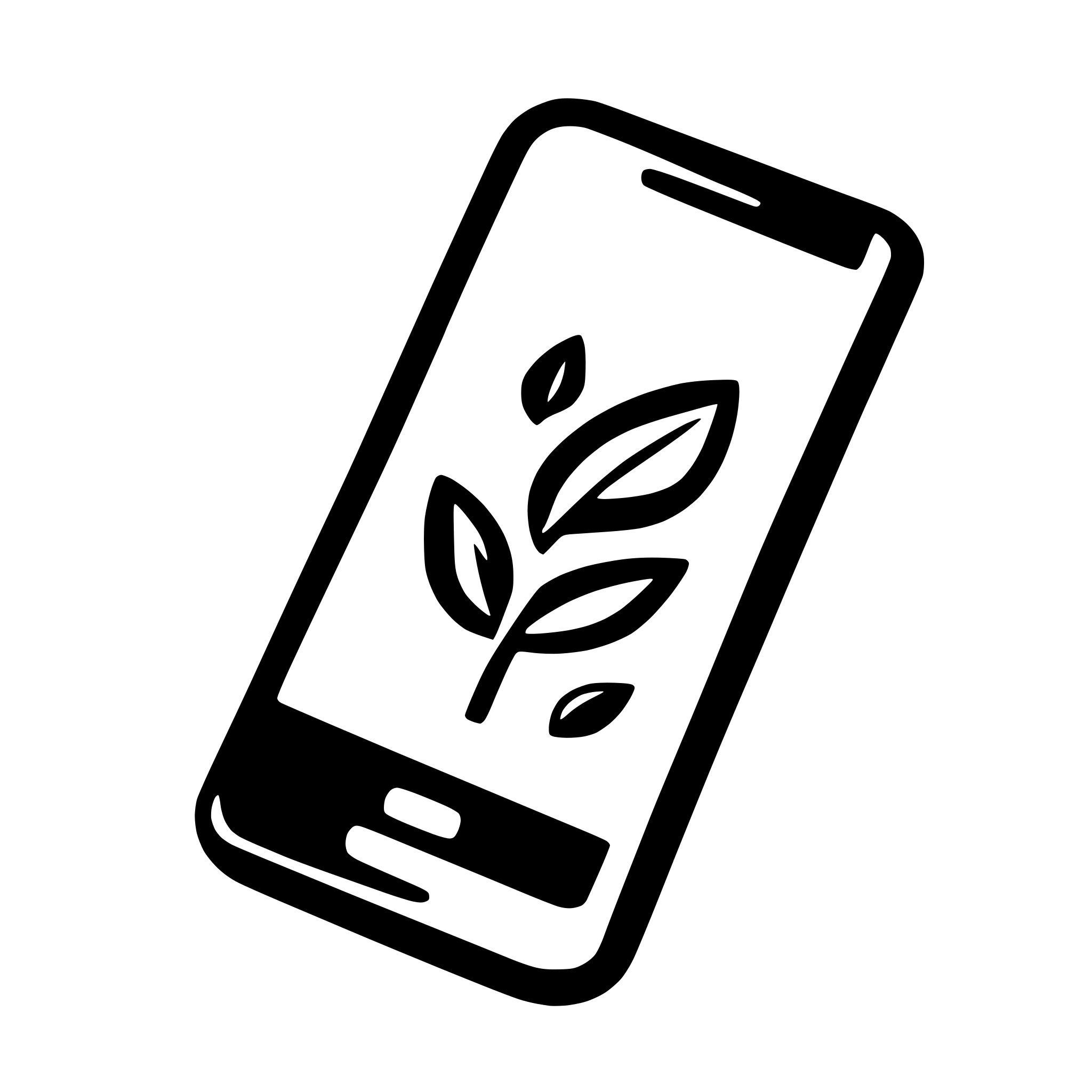 AI-generated SVG of a phone cleaner icon for mobile app