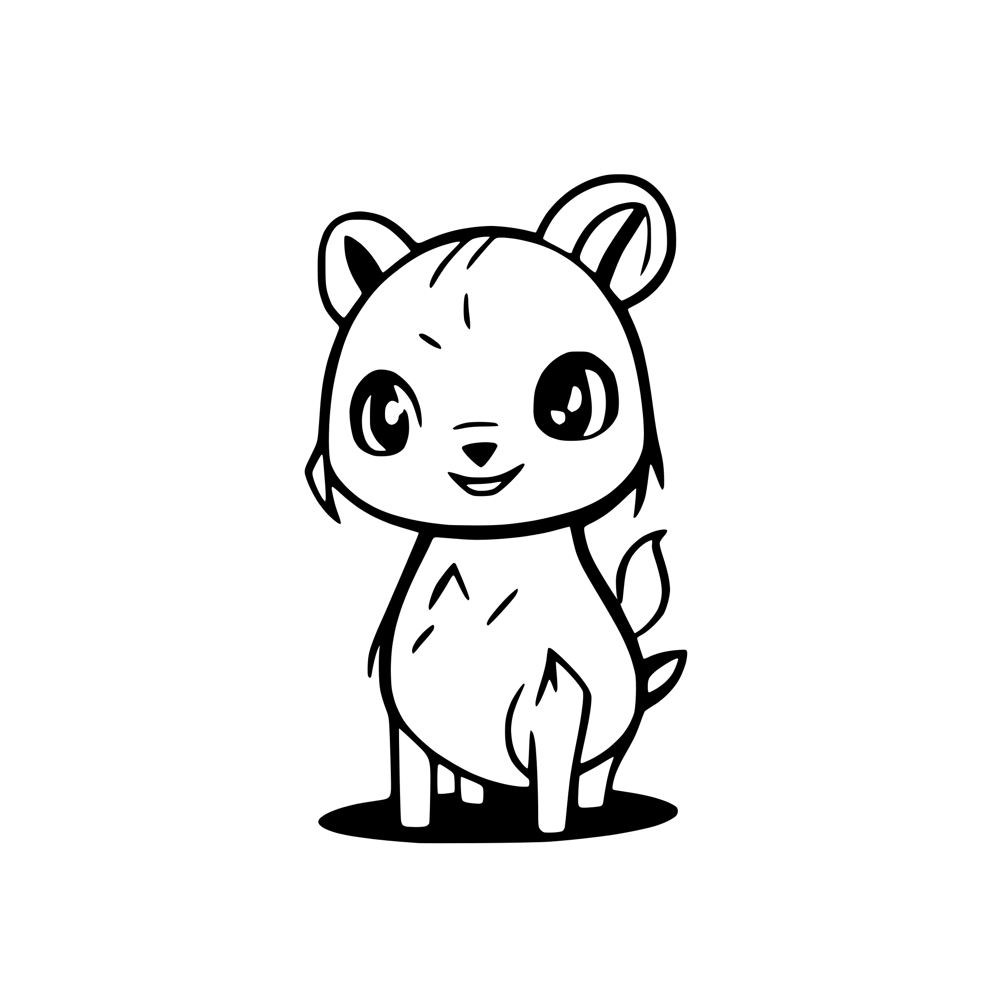AI-generated SVG of a cute animal