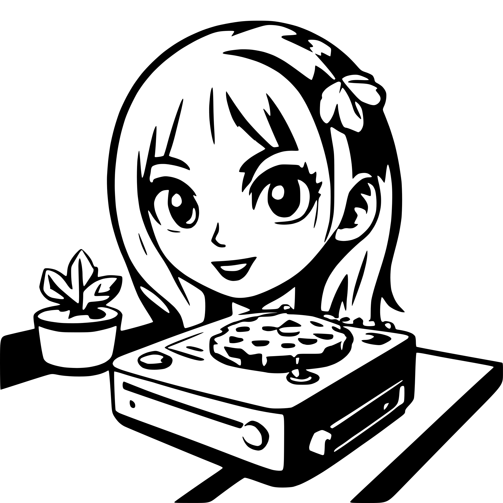 AI-generated SVG of a raspberry pi 4 being setup