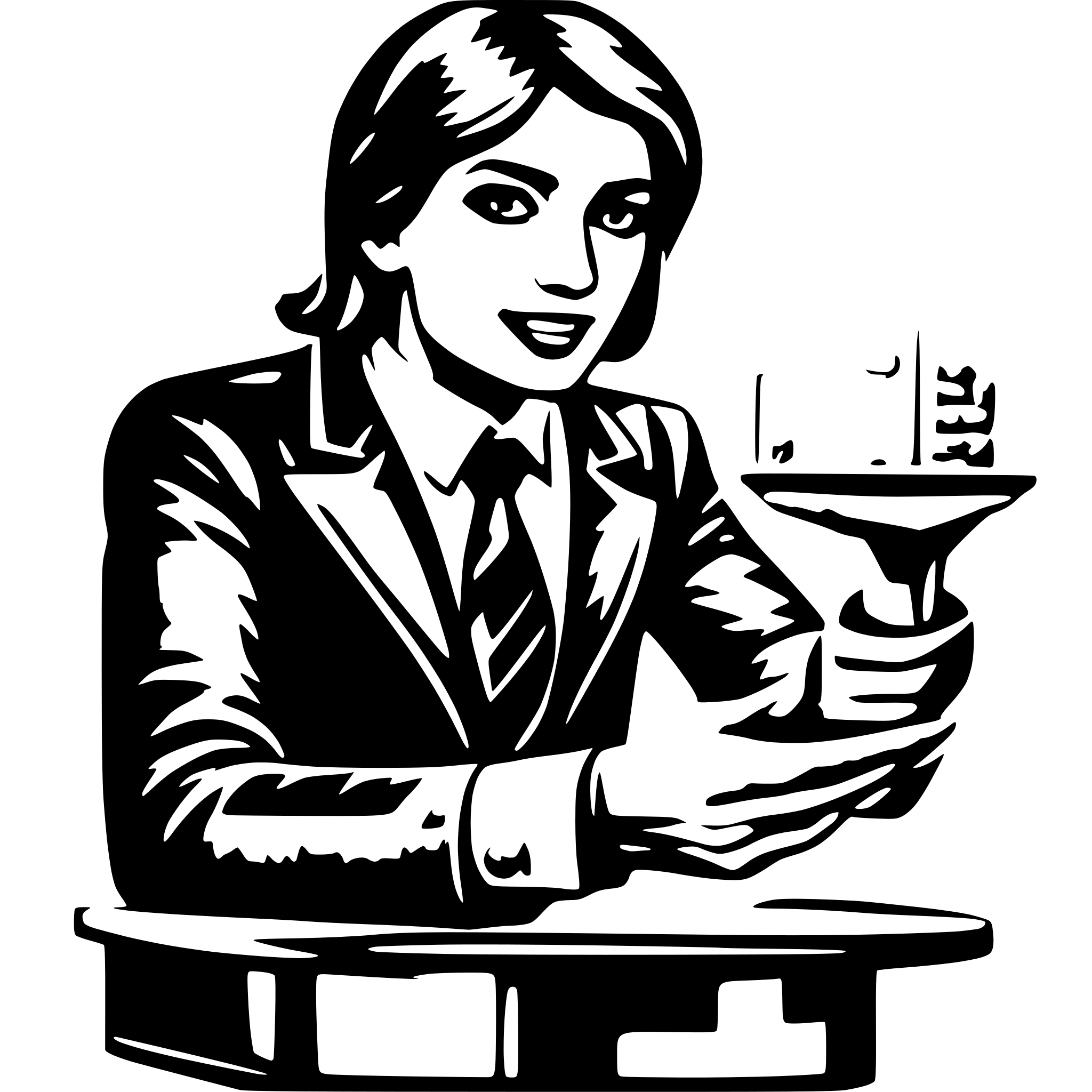 AI-generated SVG of 'generate an image of someone ordering'
