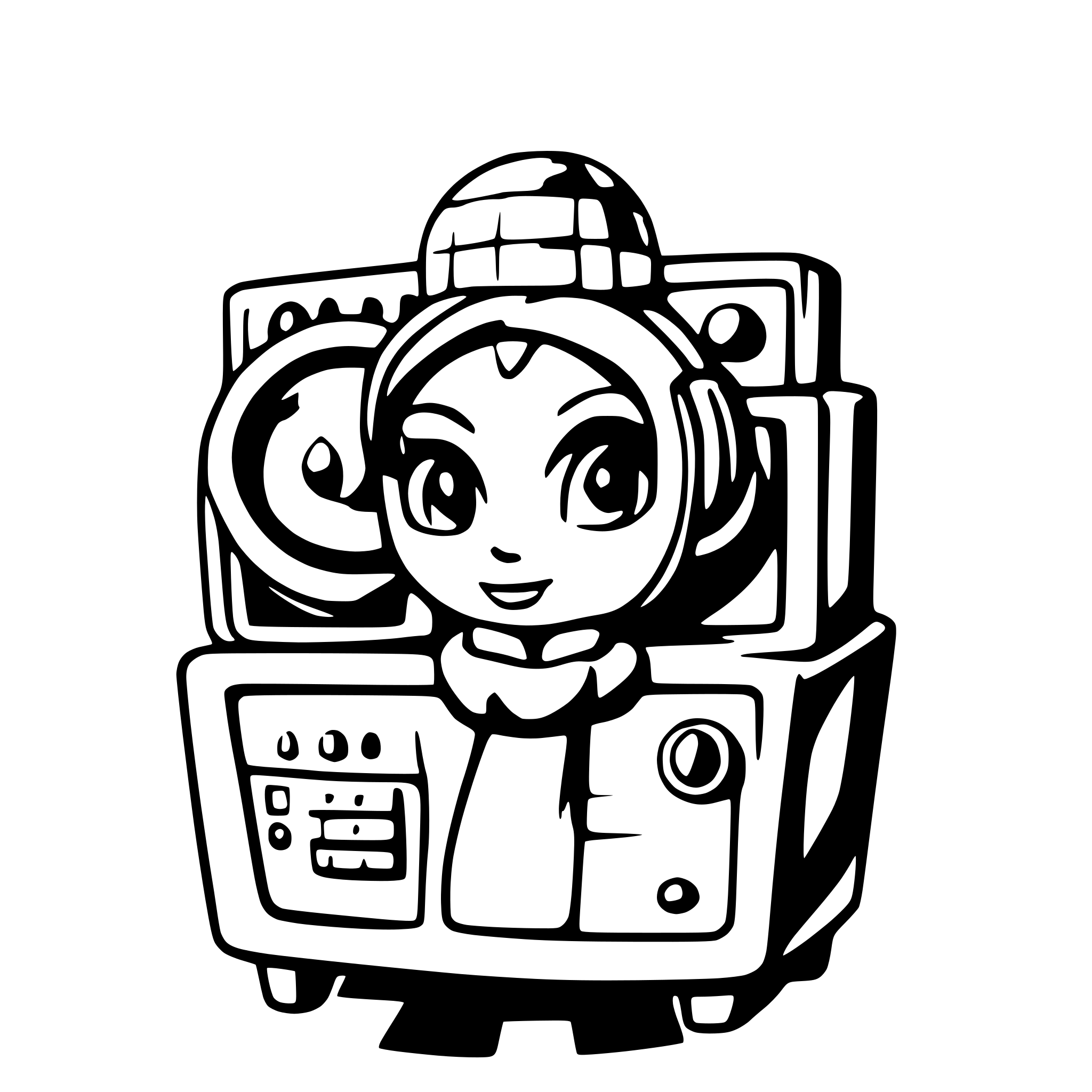 AI-generated SVG of a sound system