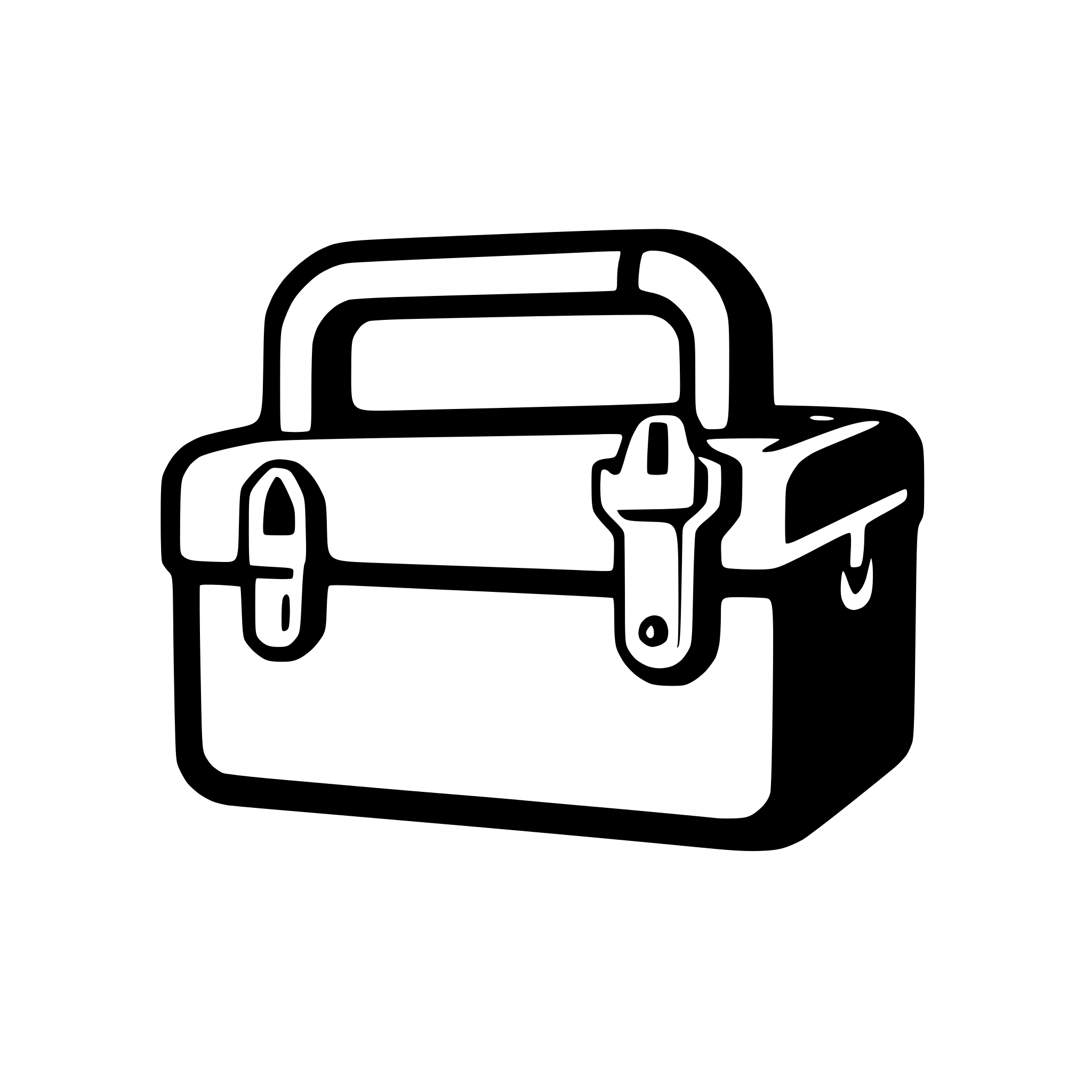AI-generated SVG of 'toolbox with wrench'