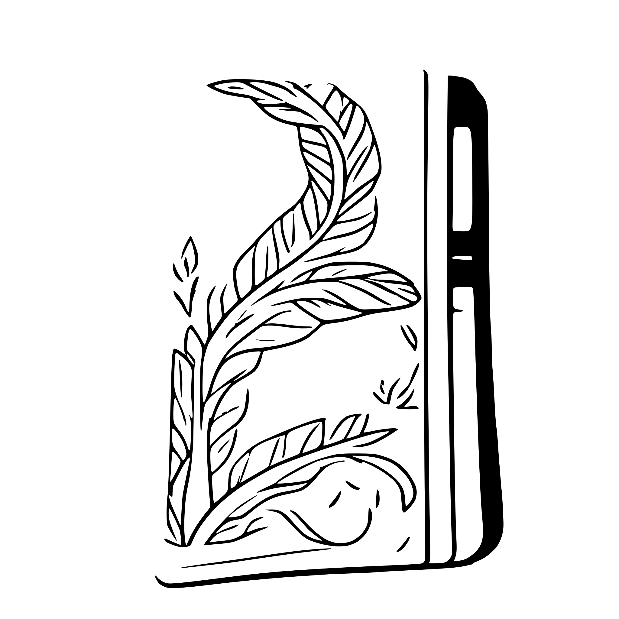 AI-generated SVG of 'a top-flipping spiral-bound notepad with white paper, blue lines and a margin indicated with a vertical red line'