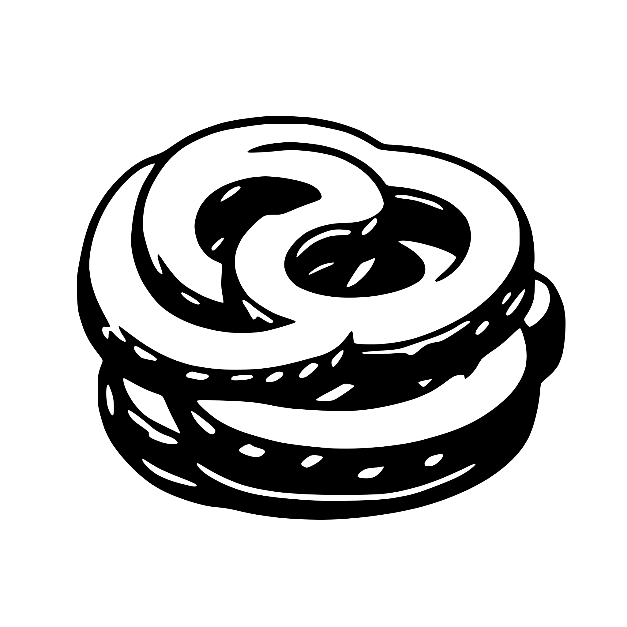 AI-generated SVG of 'onion rings'