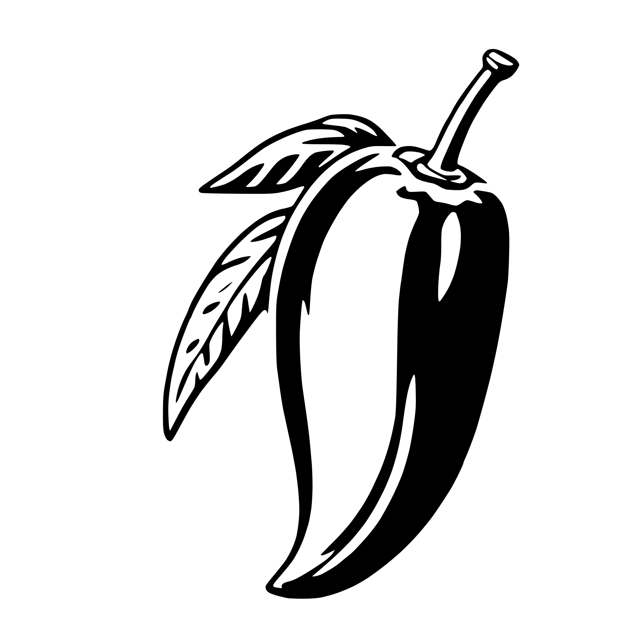 AI-generated SVG of a chili pepper