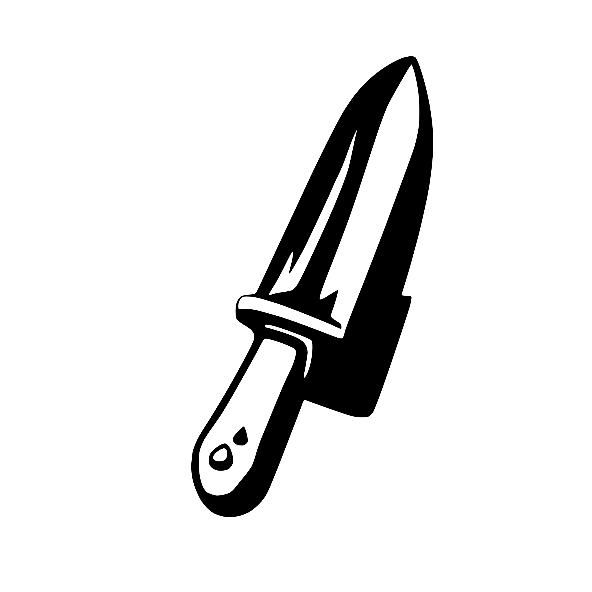 AI-generated SVG of 'knife simple'