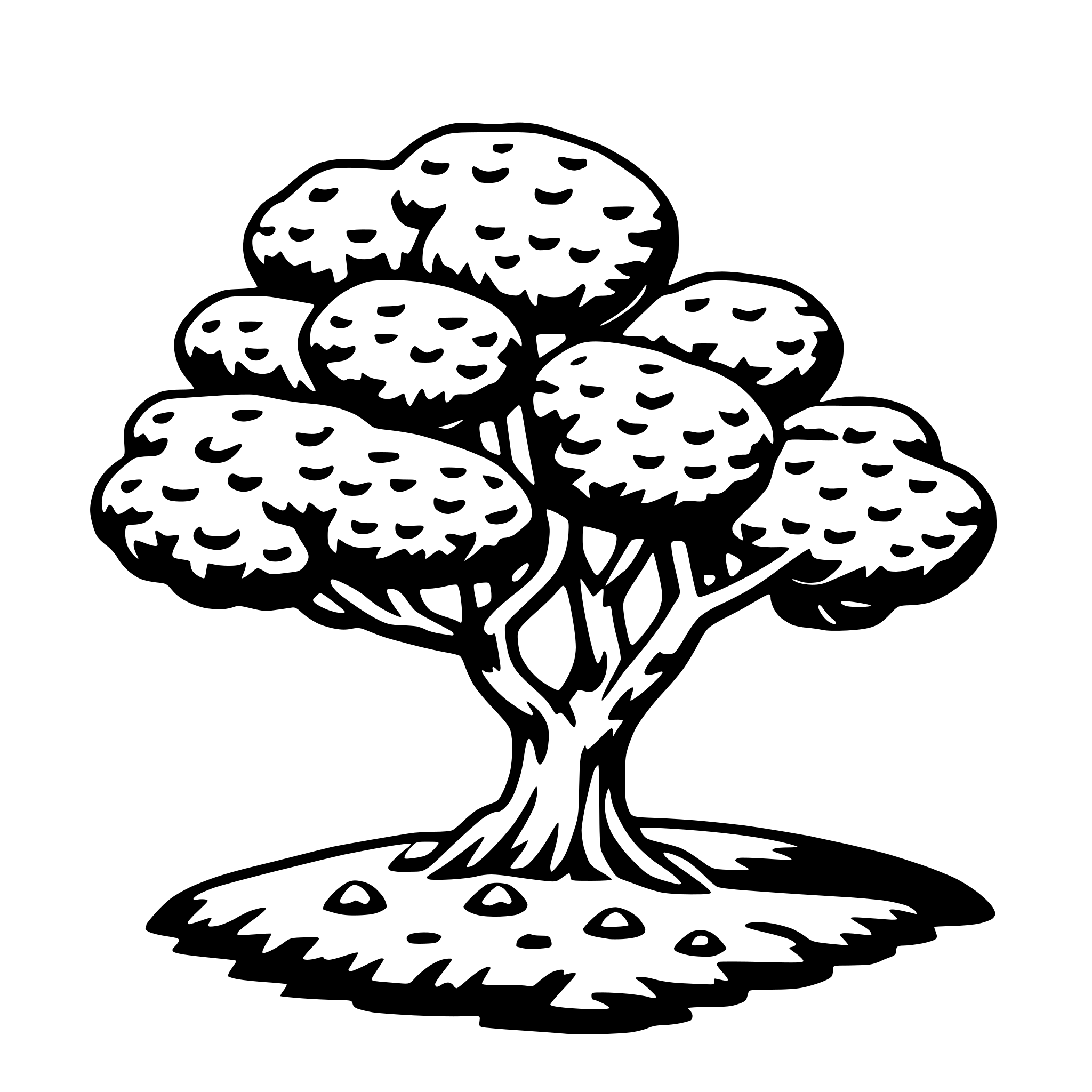 AI-generated SVG of 'juniper tree'