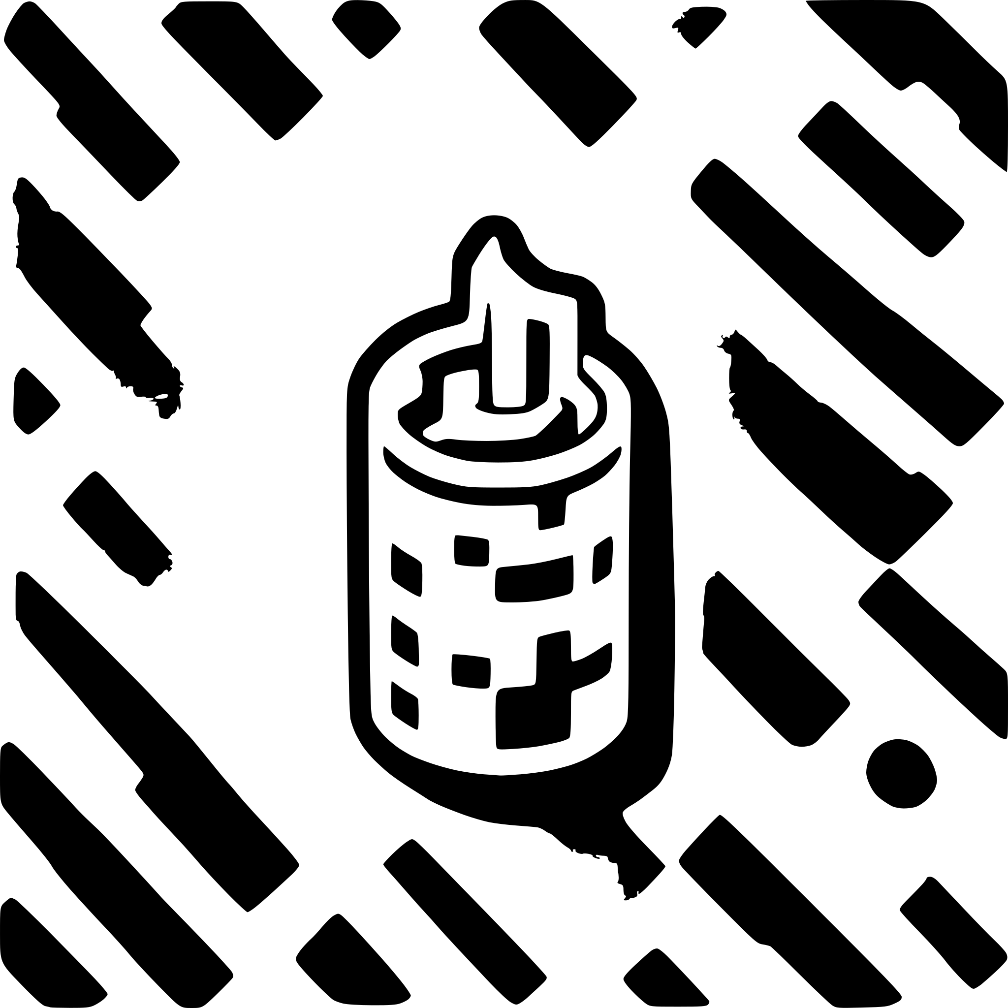 AI-generated SVG of a plain straight hollow cylinder perler hama