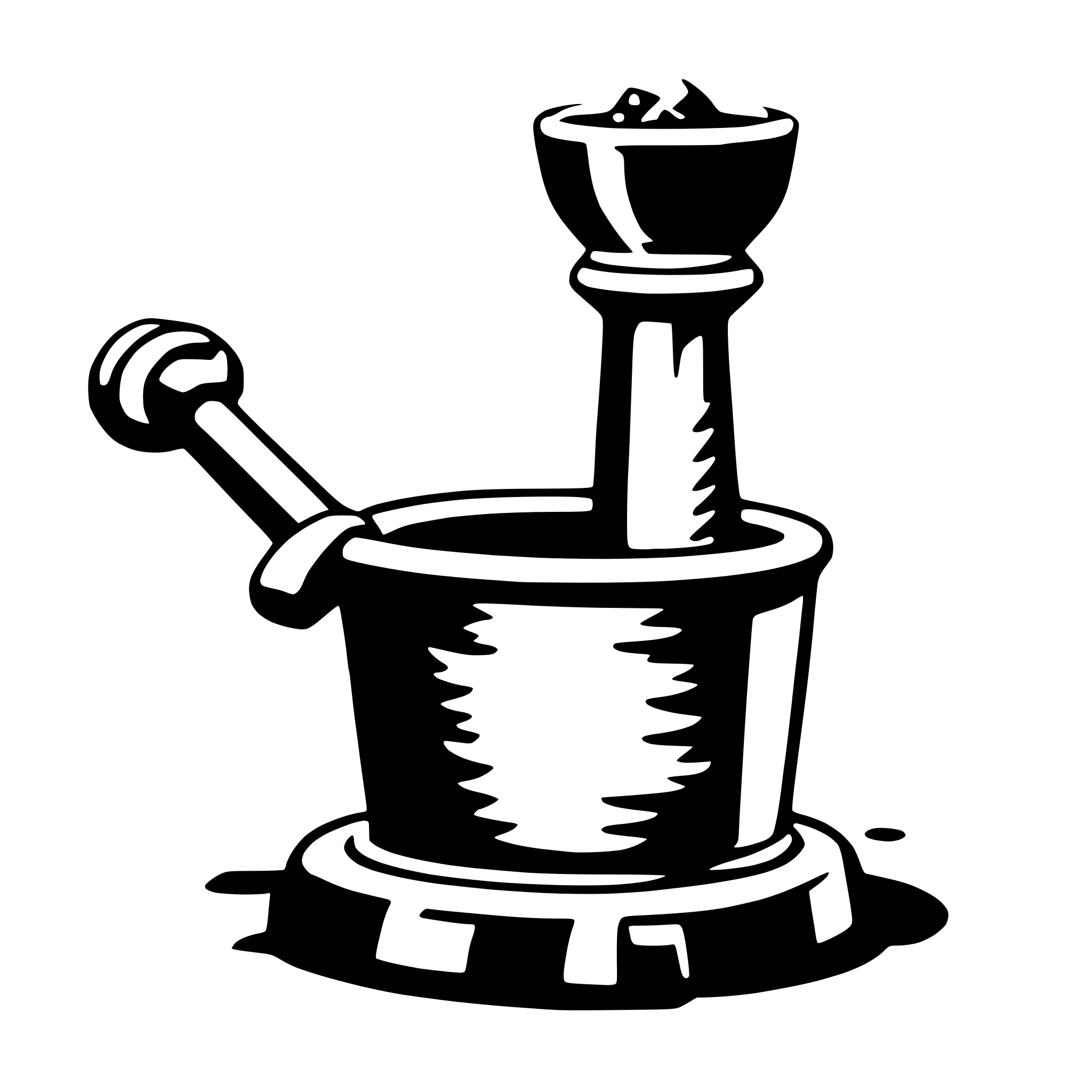 AI-generated SVG of 'mortar'