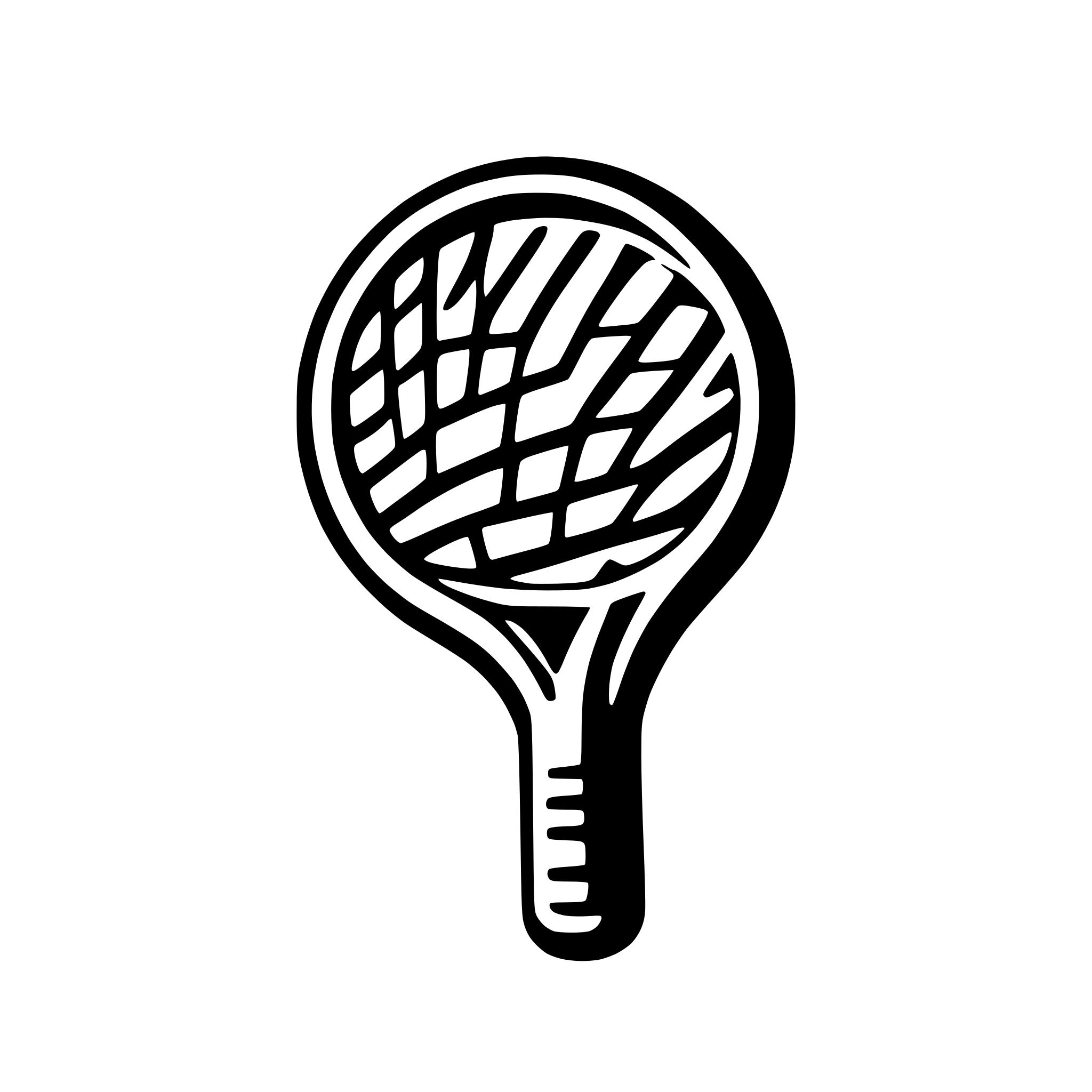 AI-generated SVG of a create an icon related to the tennis hawk eye, like when the ball is barely on the court