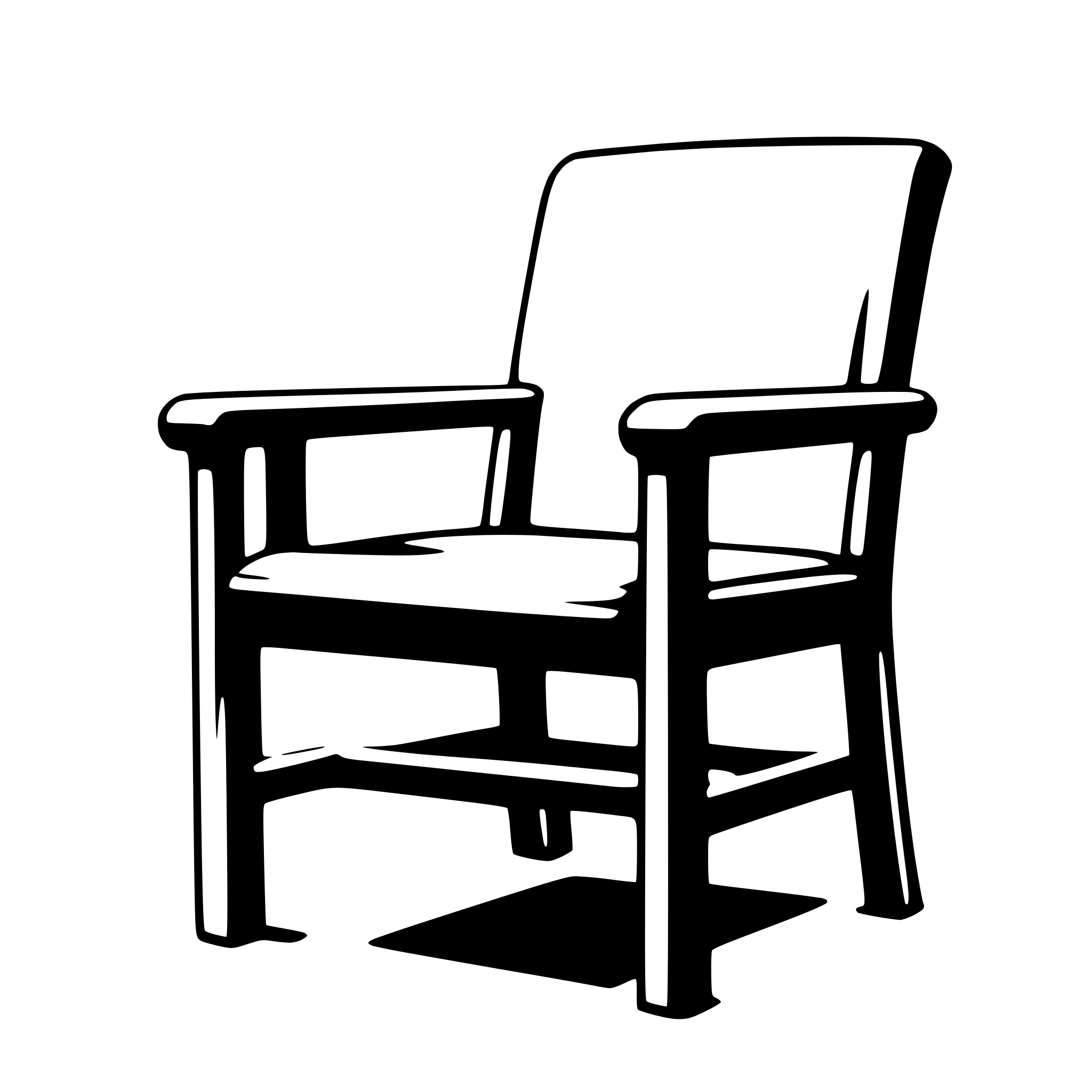 AI-generated SVG of a chair