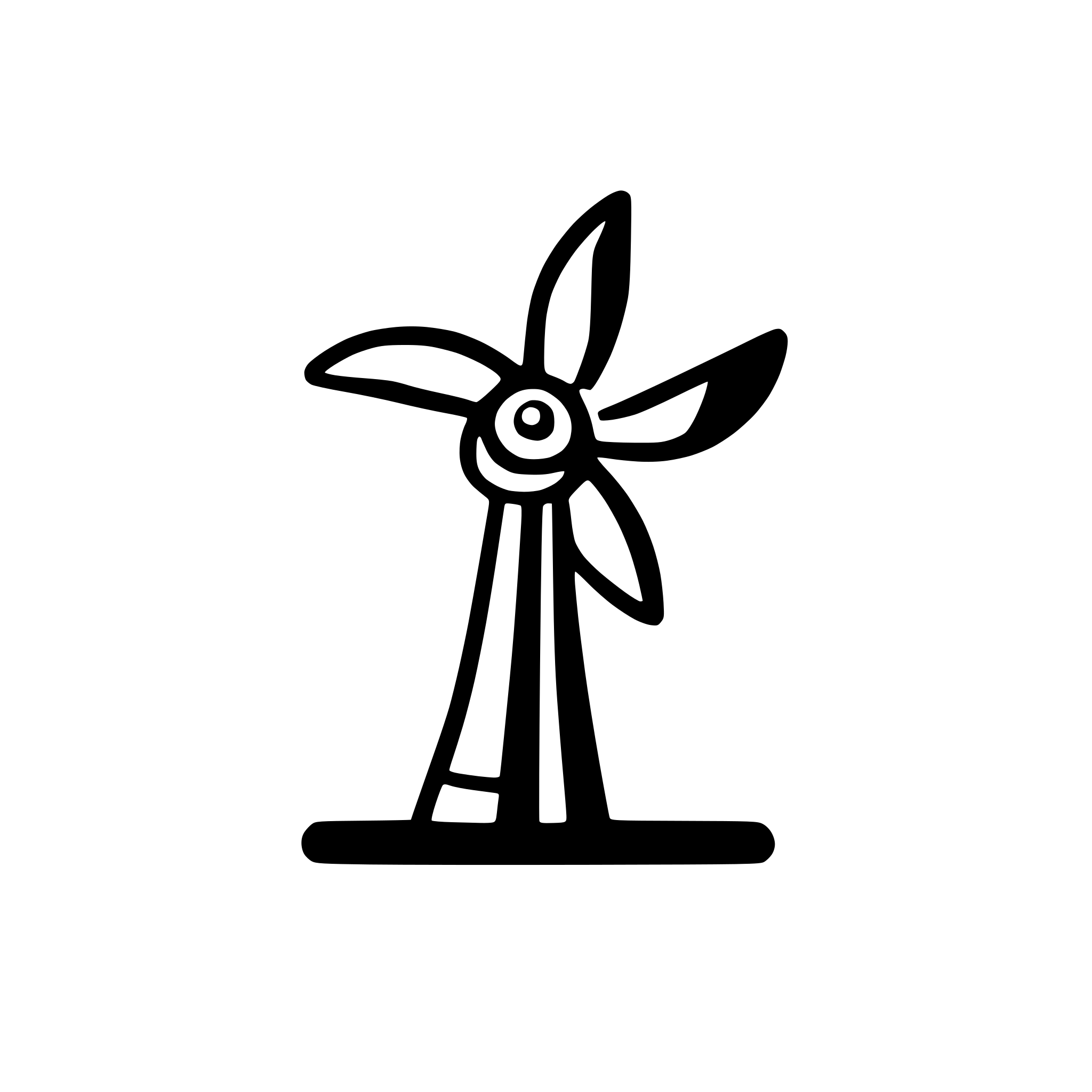 AI-generated SVG of a wind generator