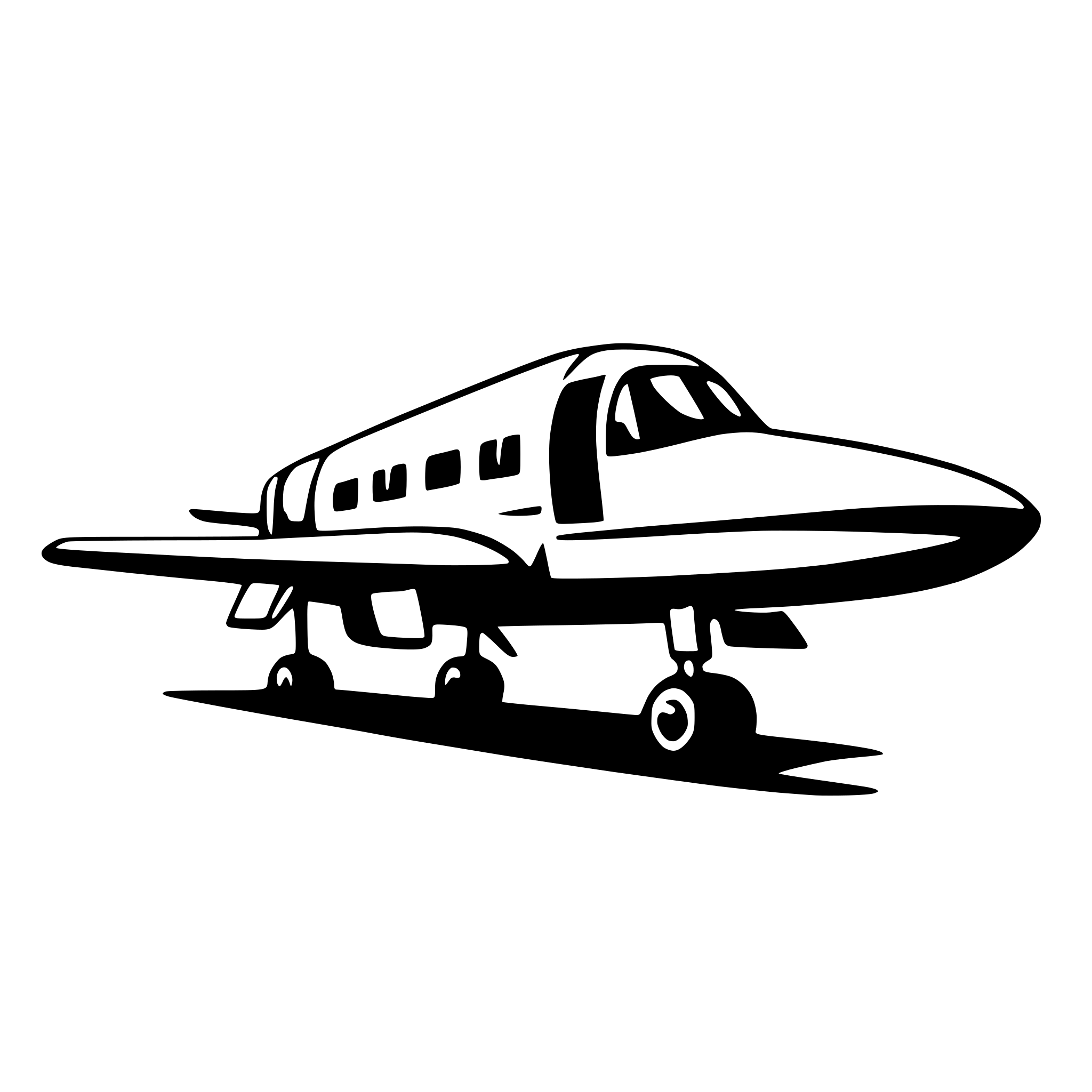 AI-generated SVG of a airplane