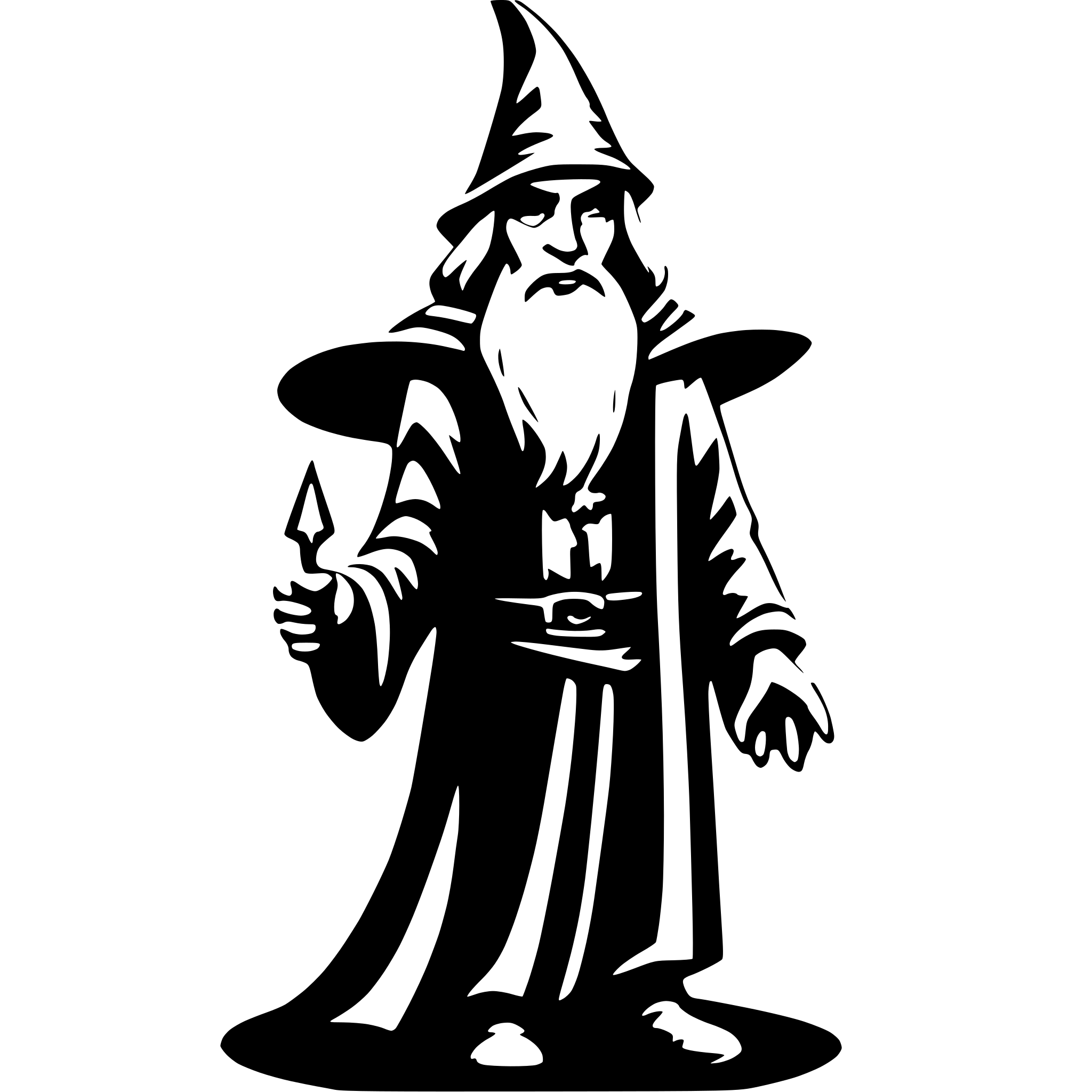 AI-generated SVG of 'Wizard.'