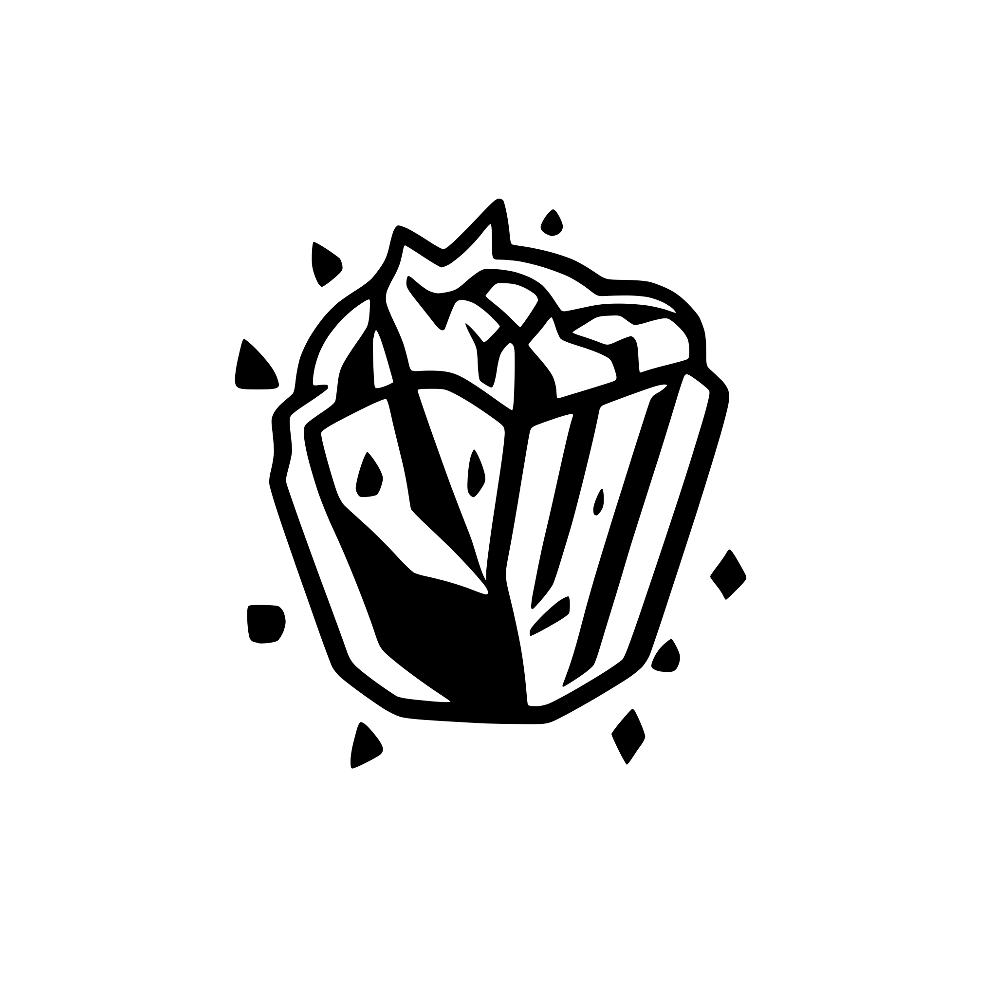 AI-generated SVG of 'The word 'Manztou''
