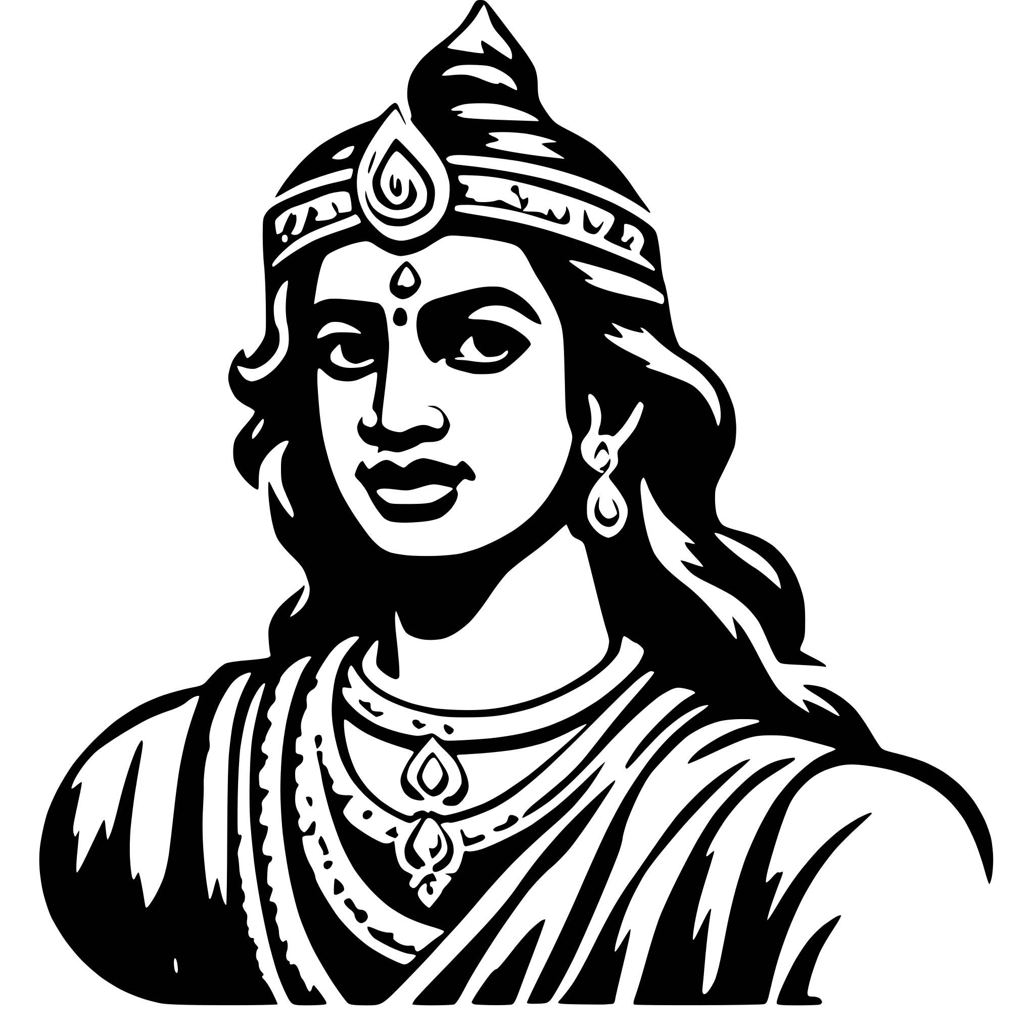 AI-generated SVG of 'lord Murugan'