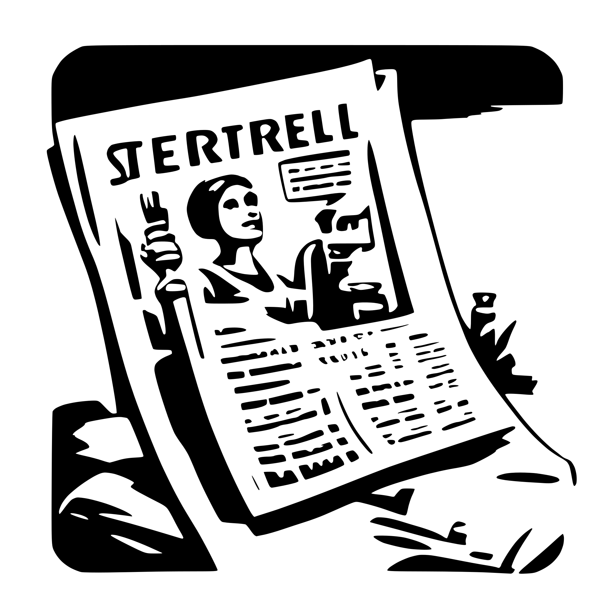 AI-generated SVG of a Newspaper subscriptions