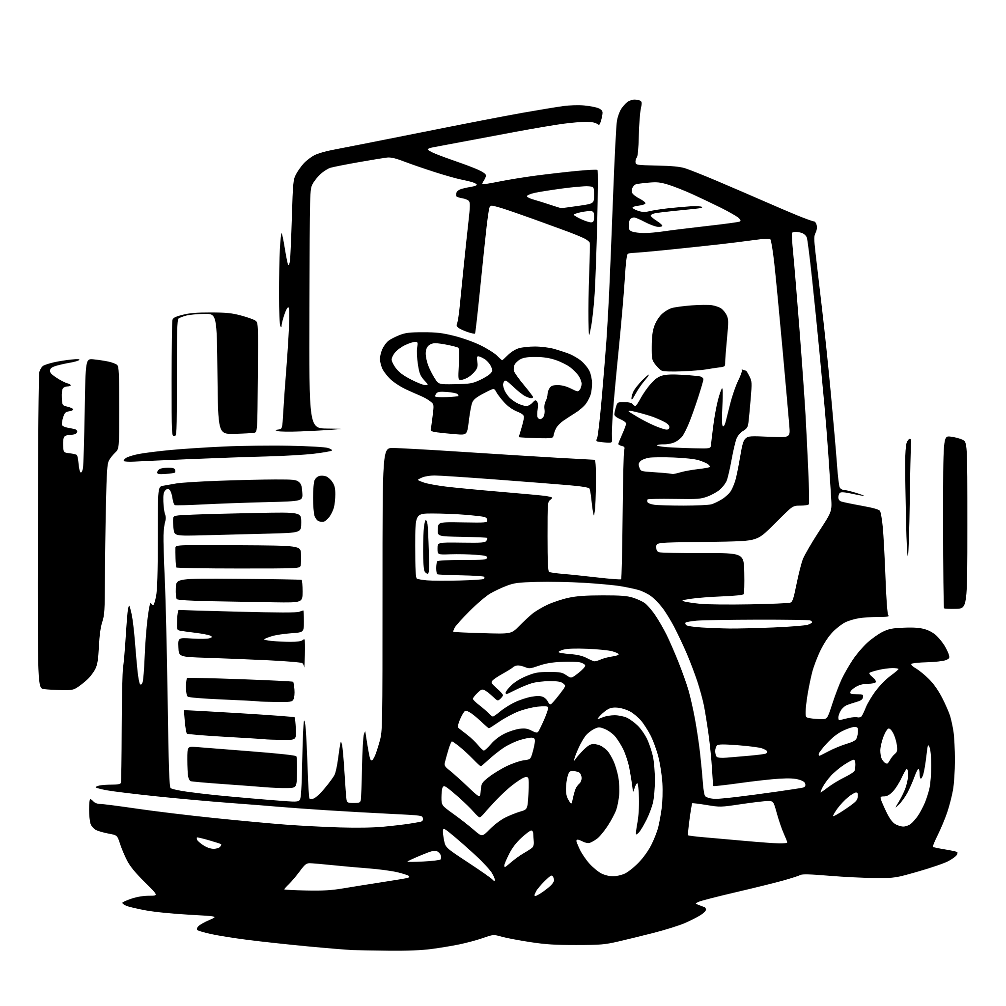 AI-generated SVG of a forklift
