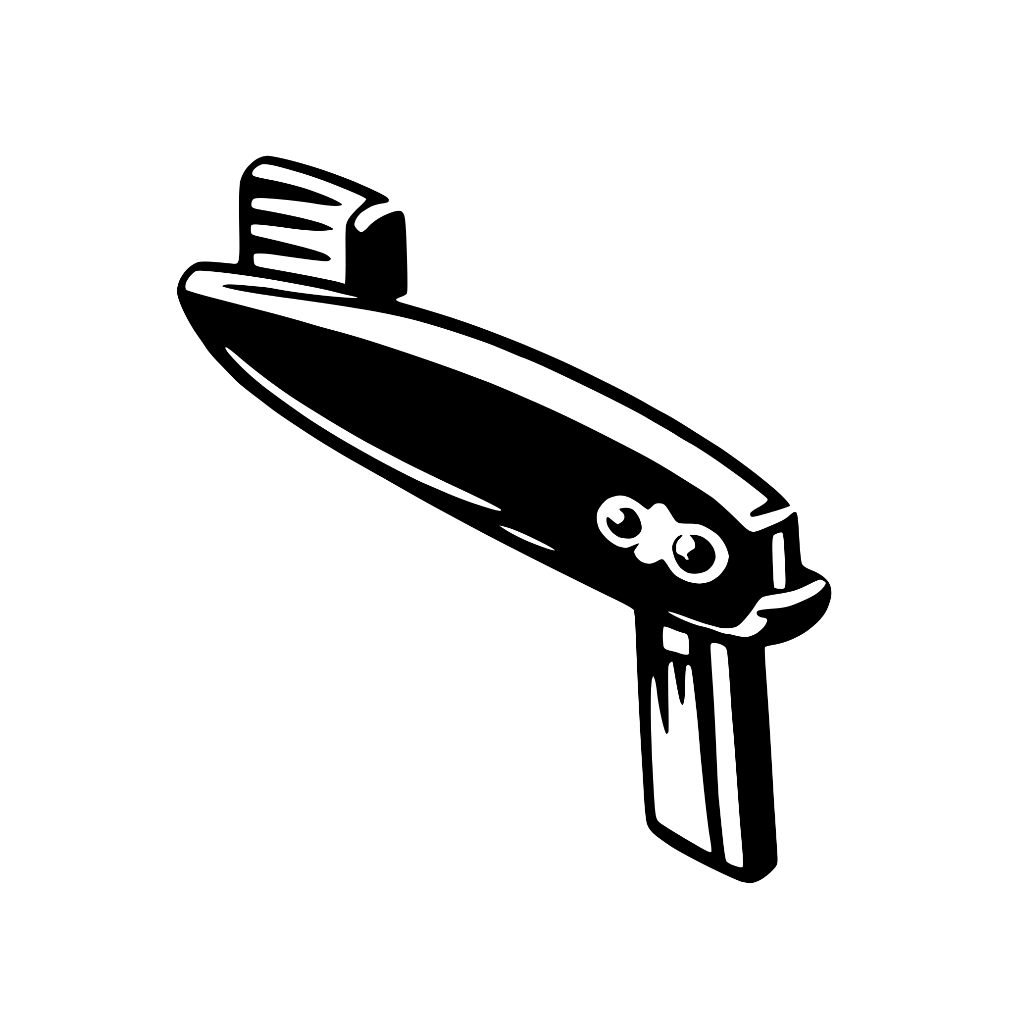 AI-generated SVG of 'barrette'