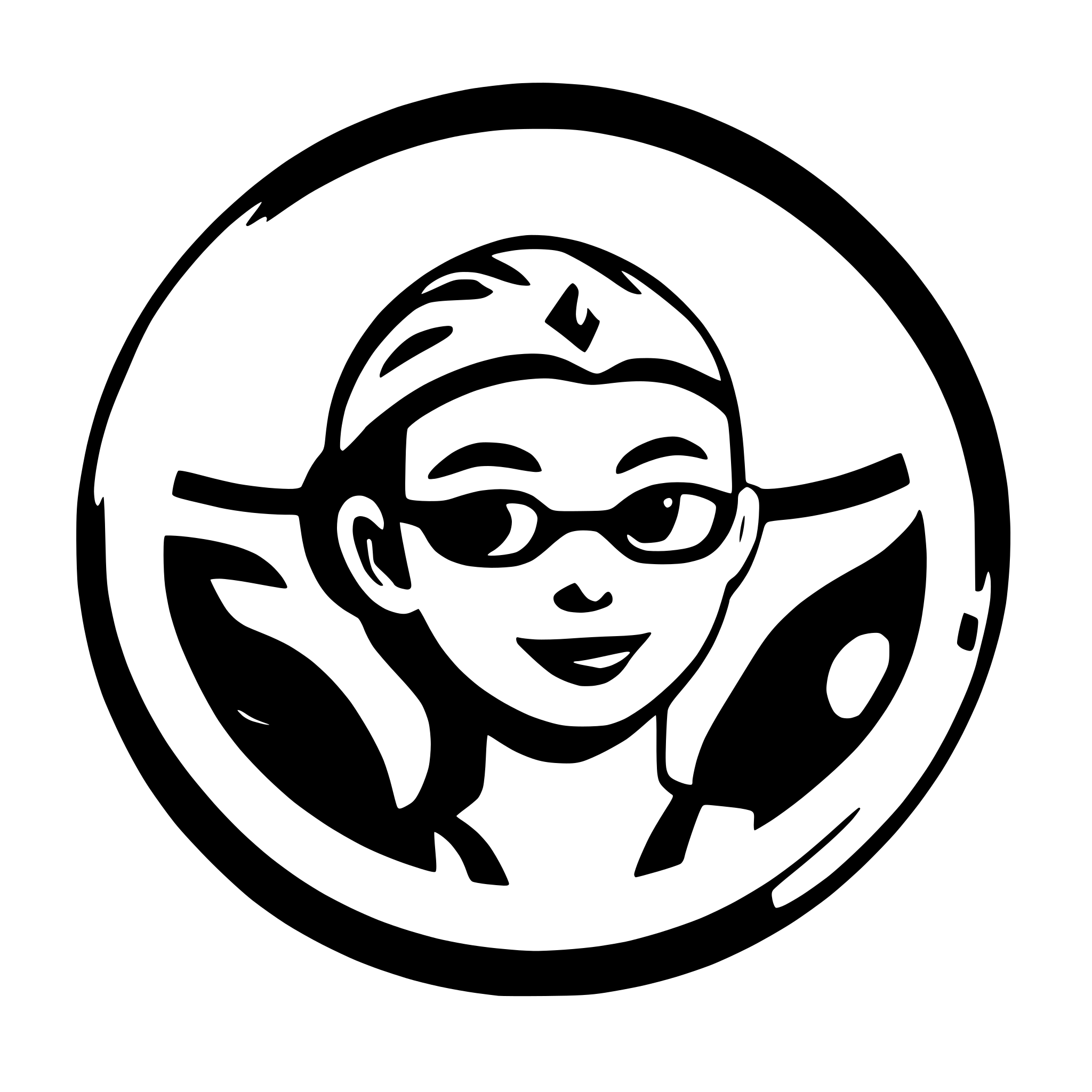 AI-generated SVG of a swim instructor badge