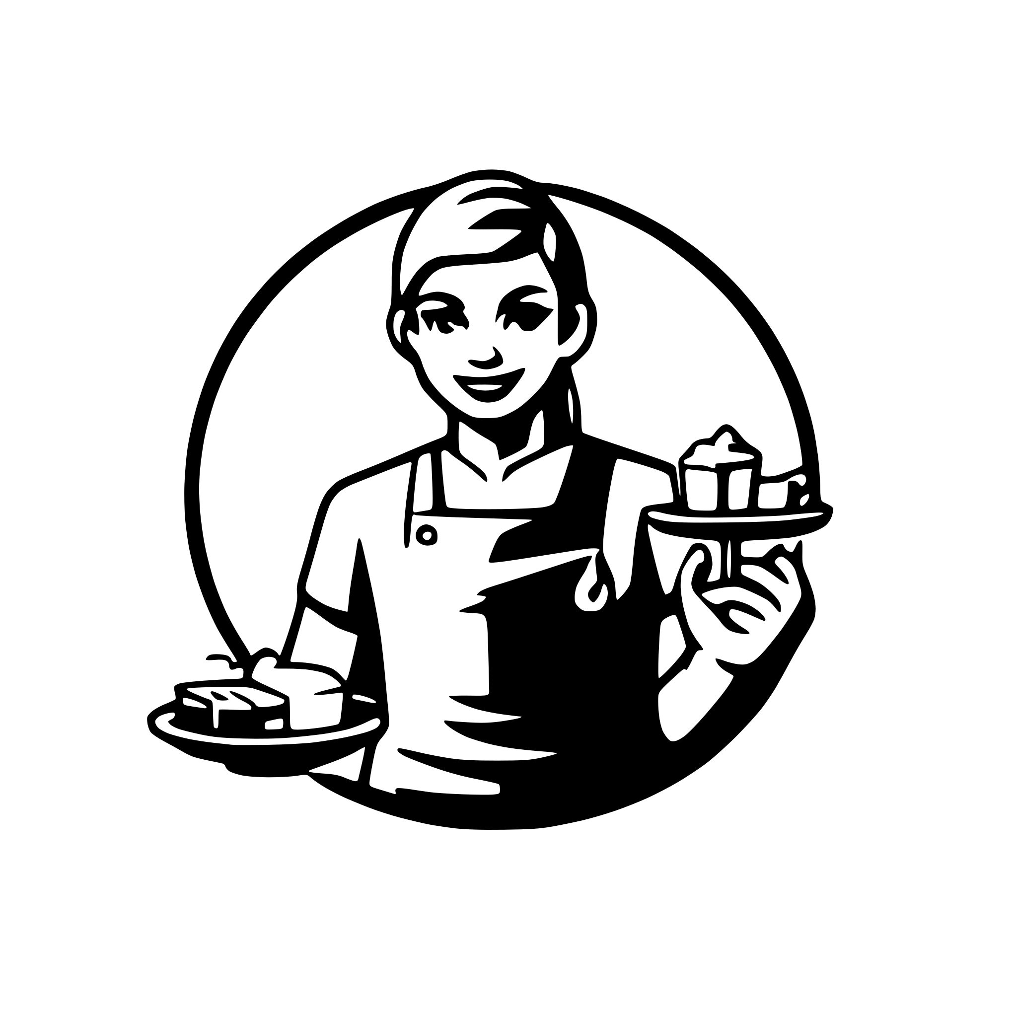 AI-generated SVG of 'waiter app'