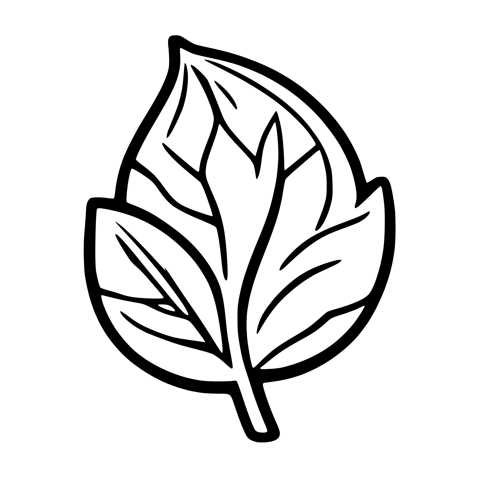 AI-generated SVG of 'a Leaf icon green'