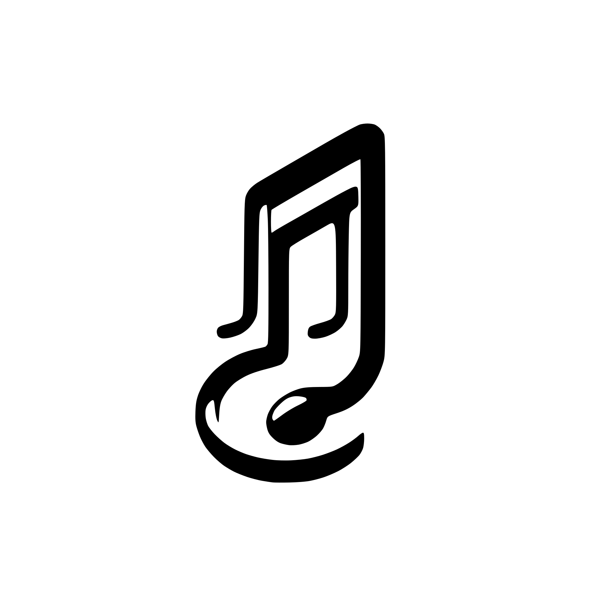 AI-generated SVG of a minimalizm music note icon