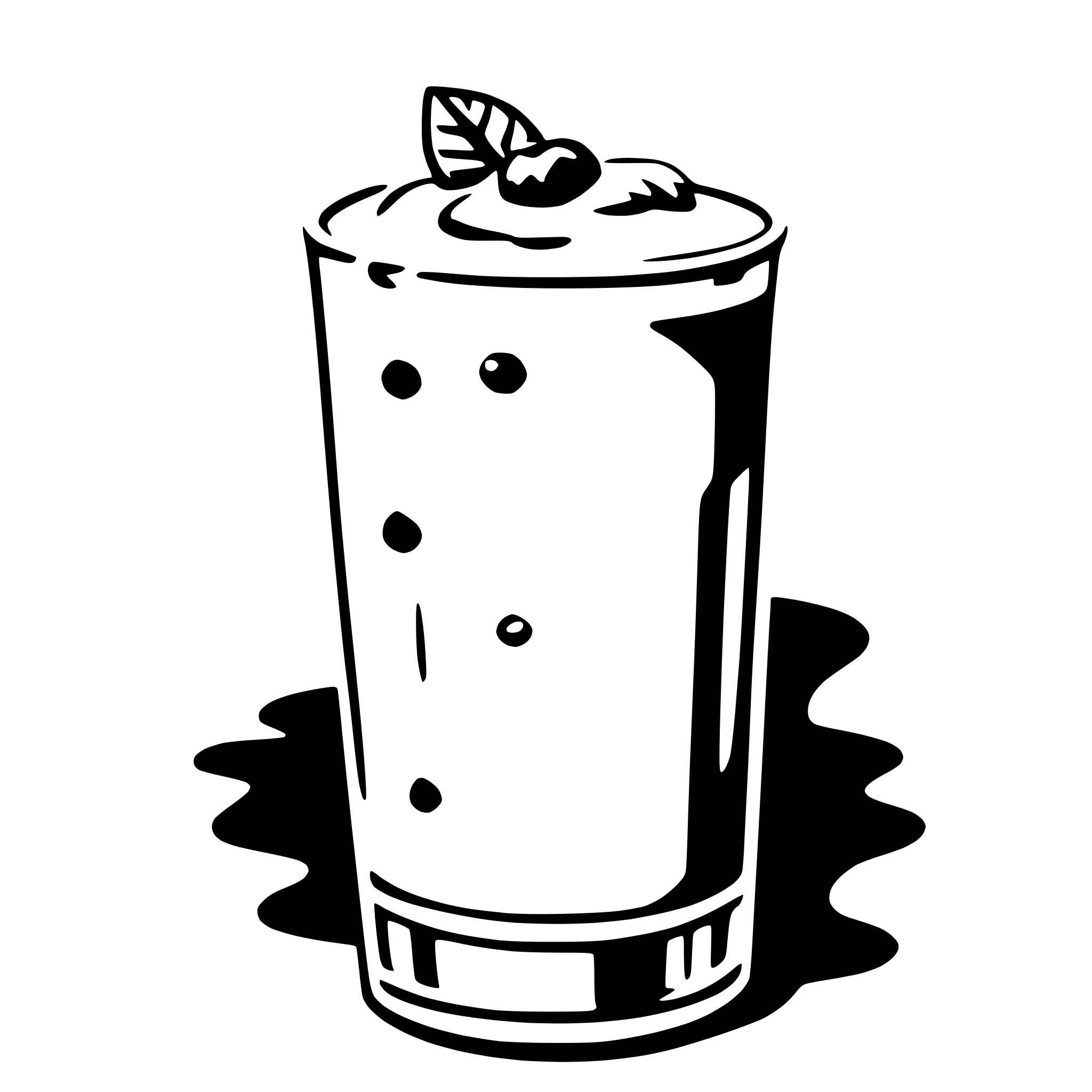 AI-generated SVG of a milkshake