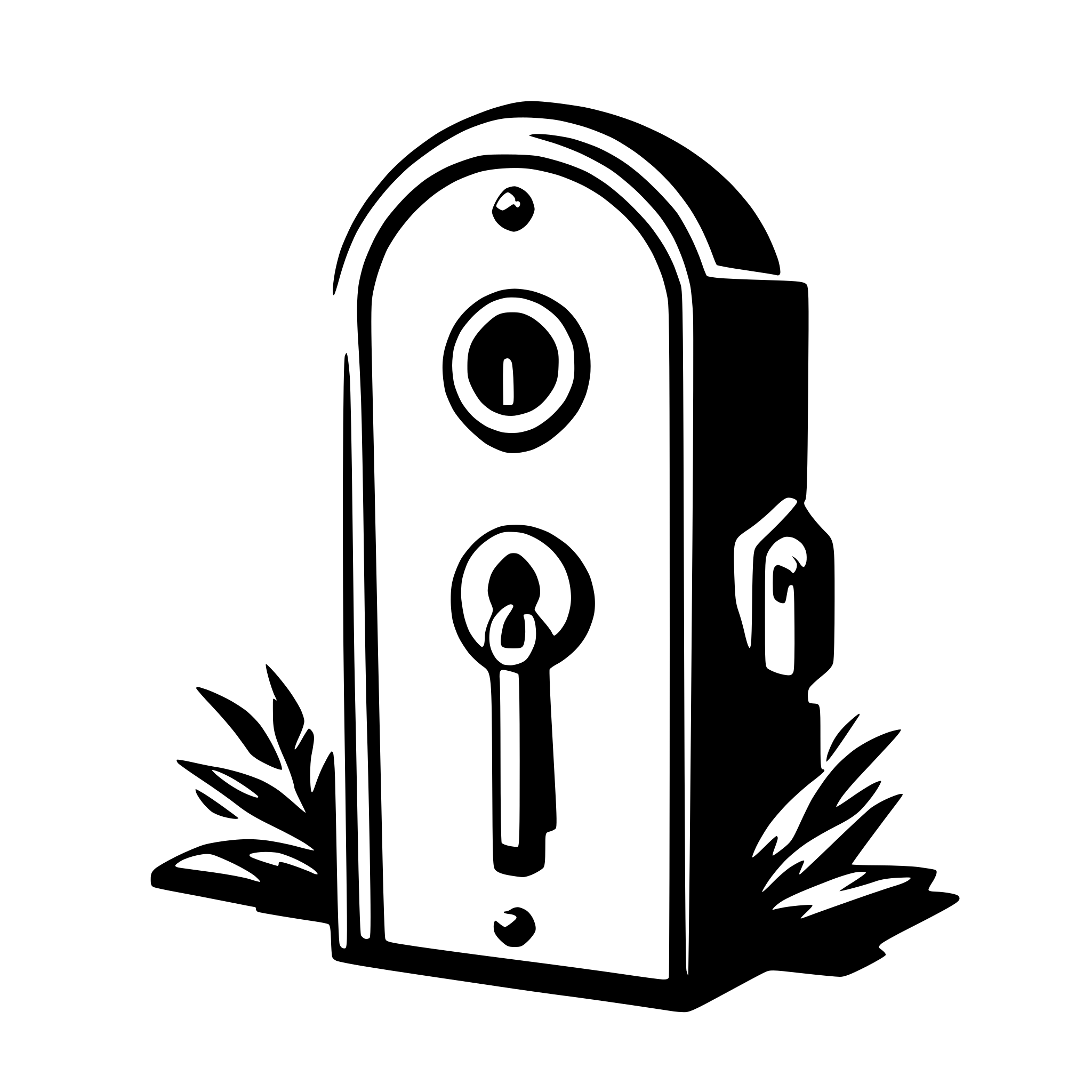 AI-generated SVG of 'lock'