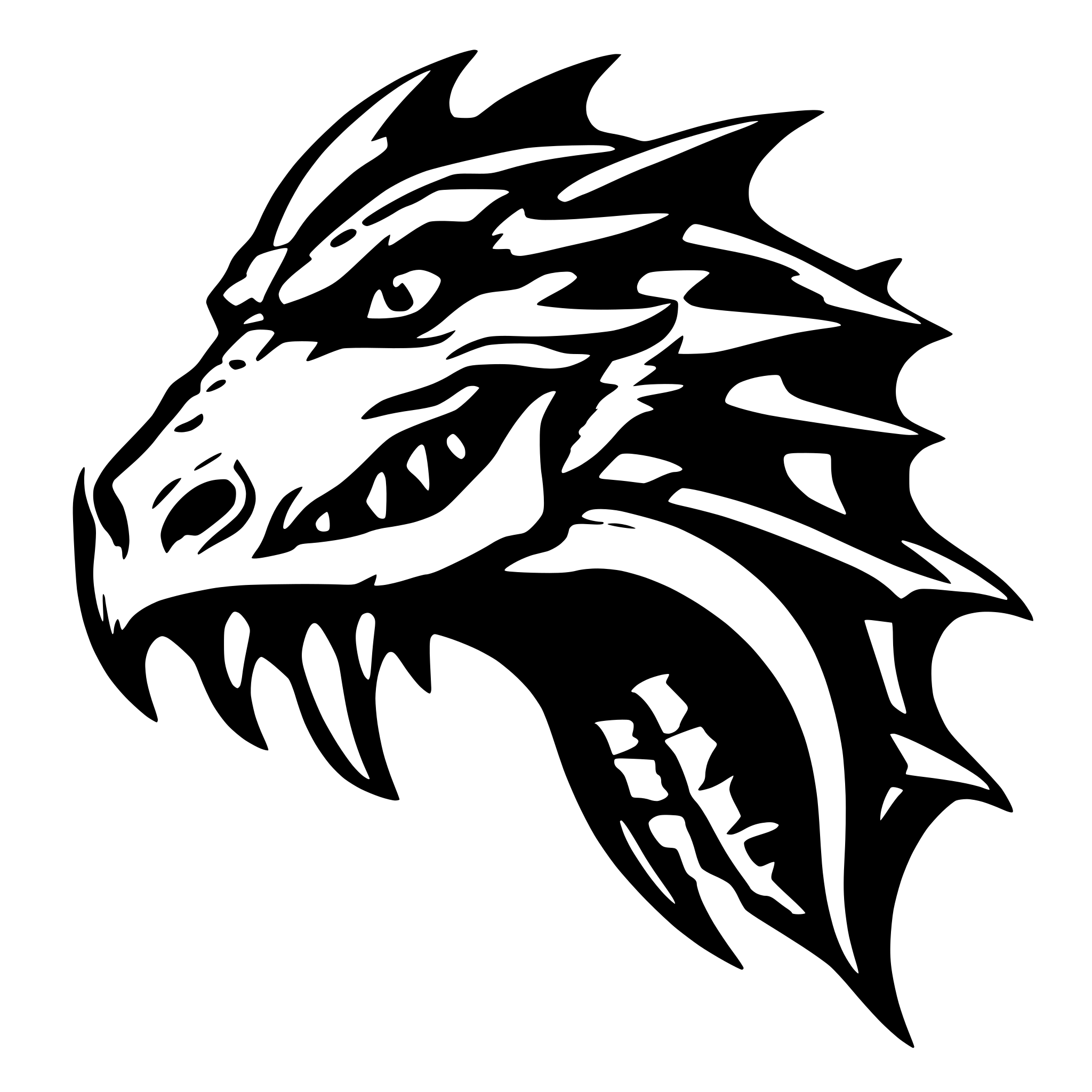 AI-generated SVG of a A massive, razor-sharp dragon fang infused with legendary power