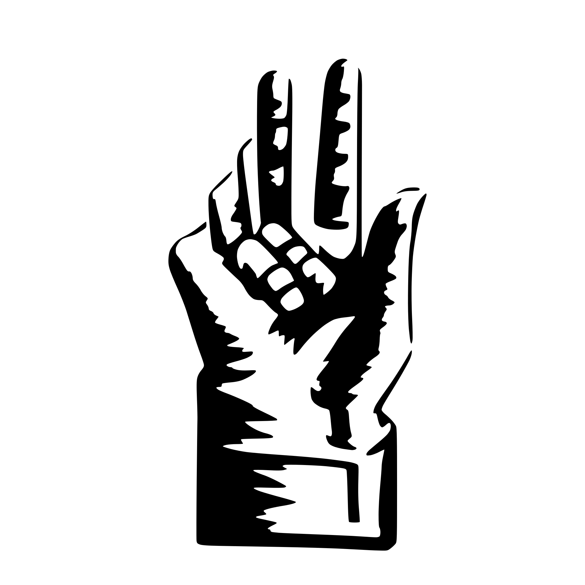 AI-generated SVG of a just a thumb template for a profile picture AI-generated SVG of a just a thumb template for a profile picture