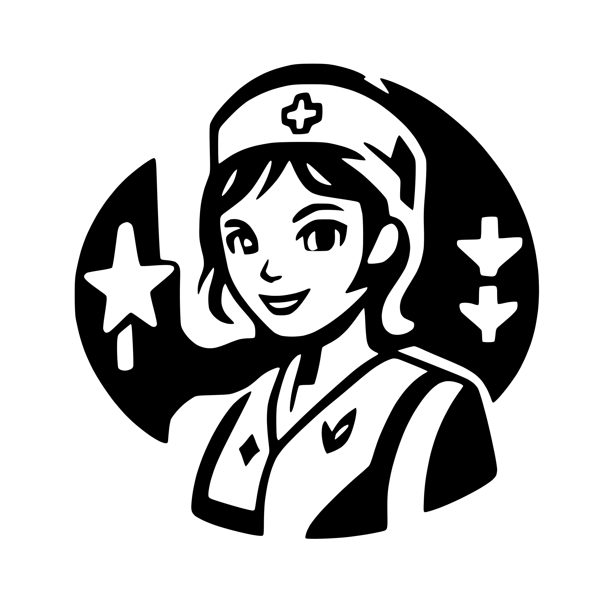 AI-generated SVG of 'nurse station sign'