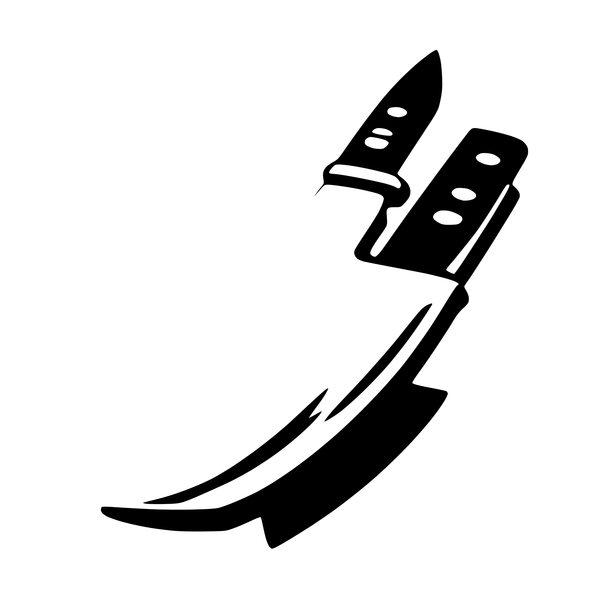 AI-generated SVG of 'kitchen knife'