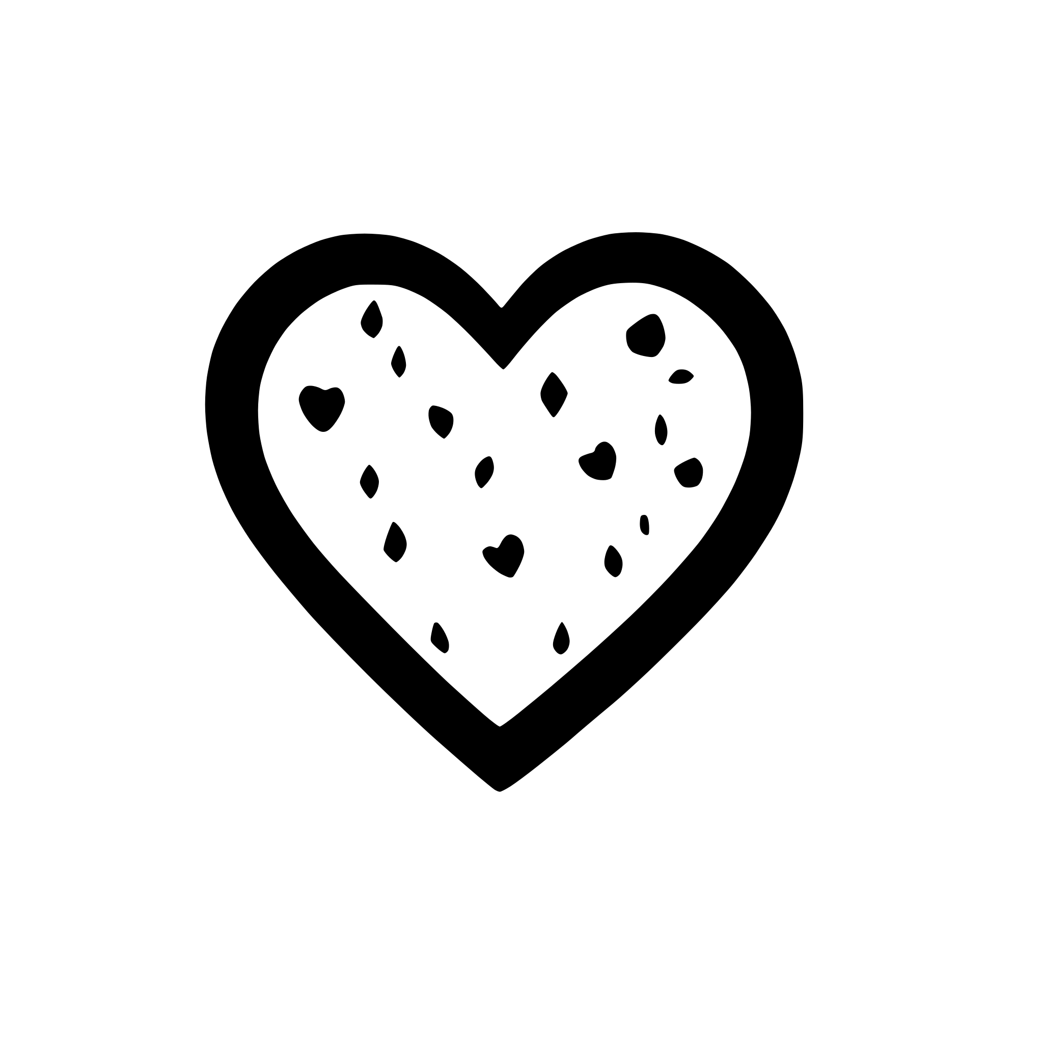 AI-generated SVG of a cute heart embellishment