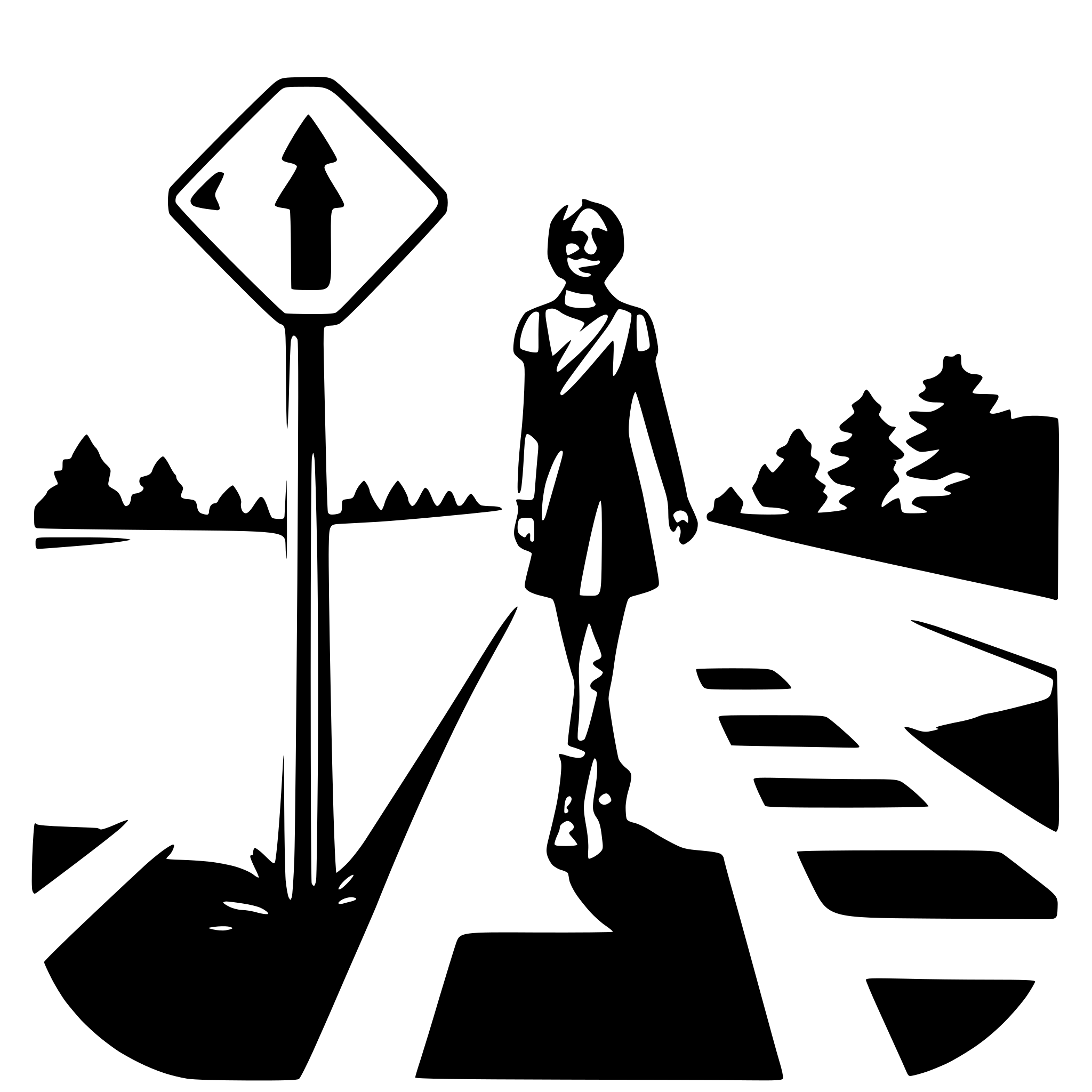 AI-generated SVG of 'crosswalk sign'
