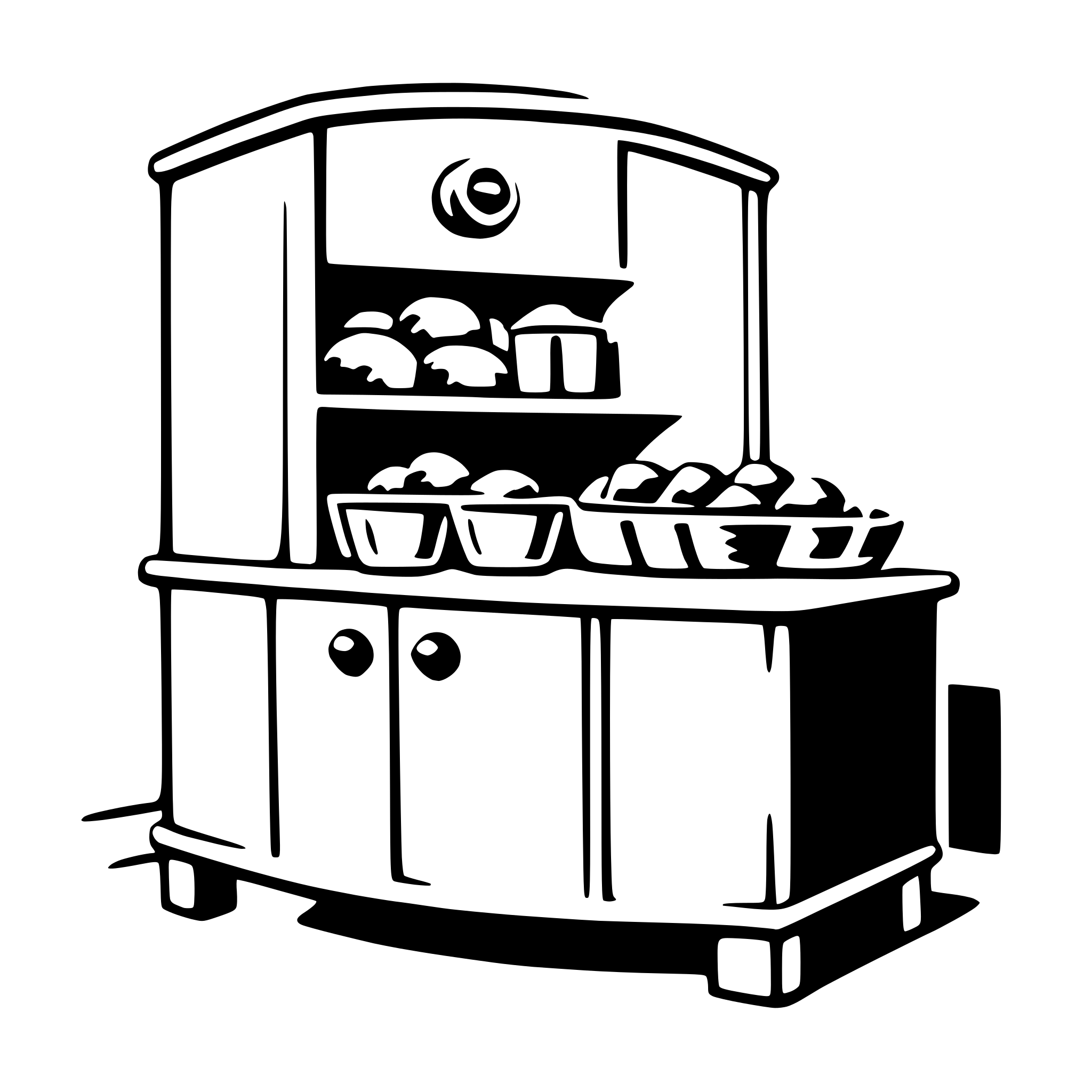 AI-generated SVG of 'hutch'