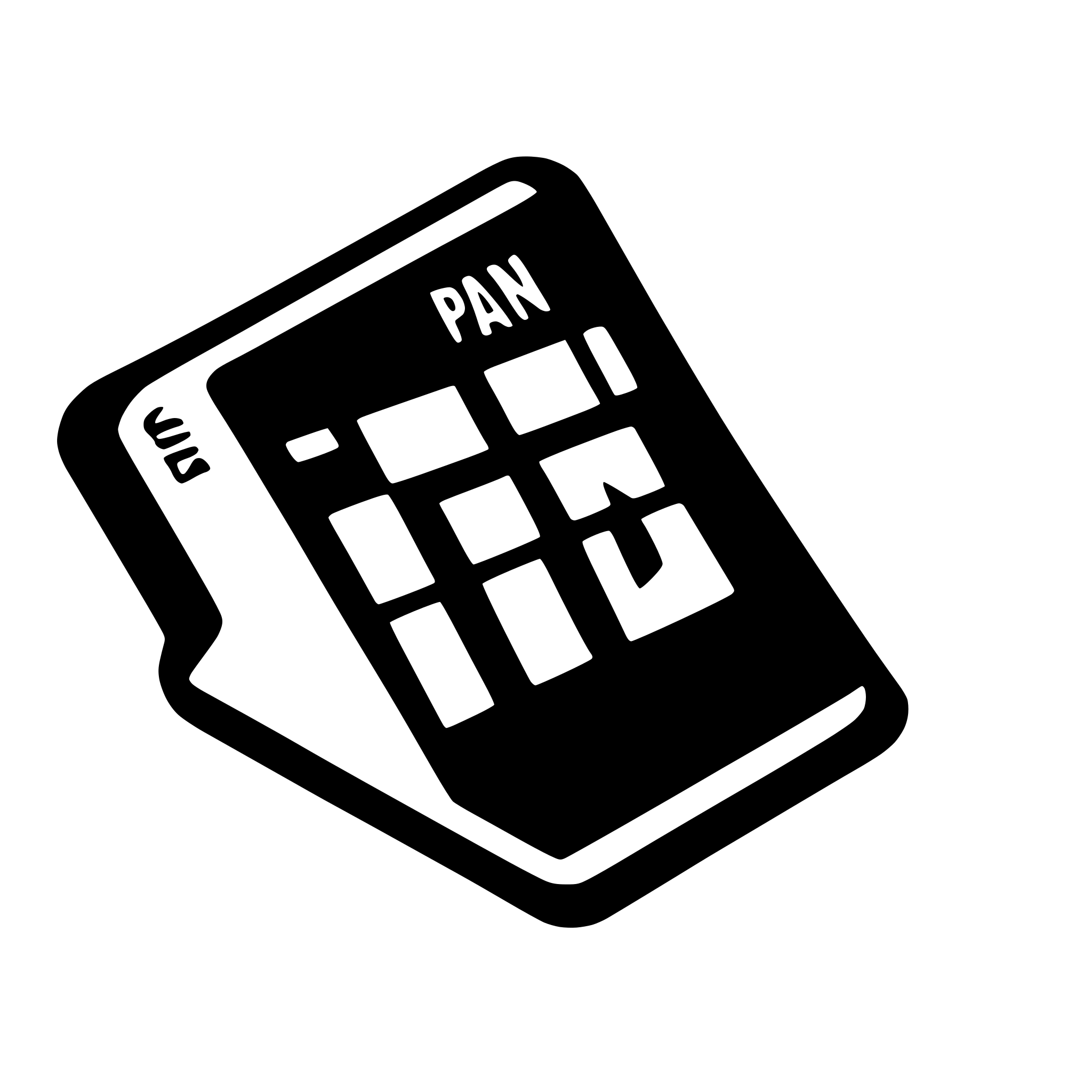 AI-generated SVG of a pan card