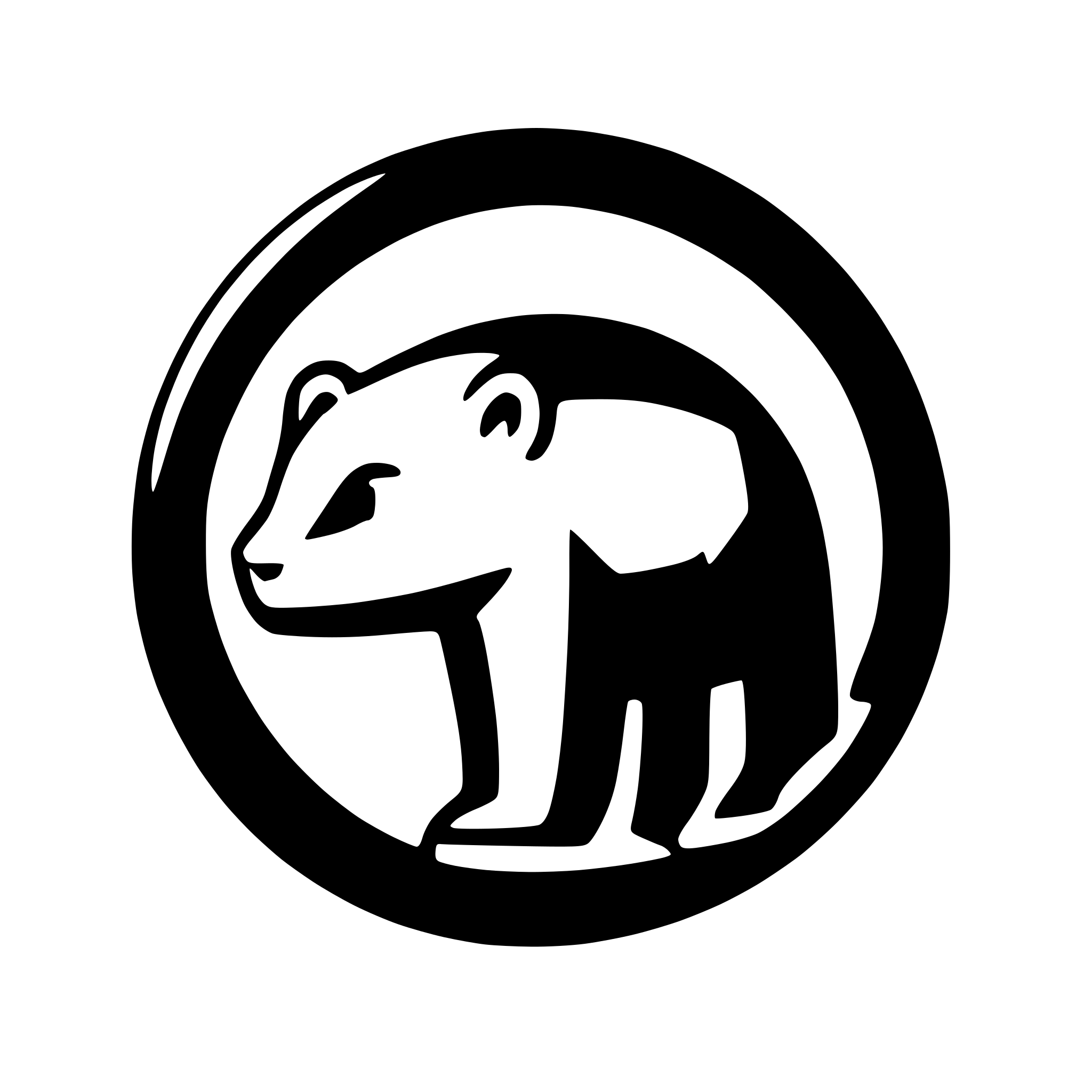 AI-generated SVG of 'polar bear logo'