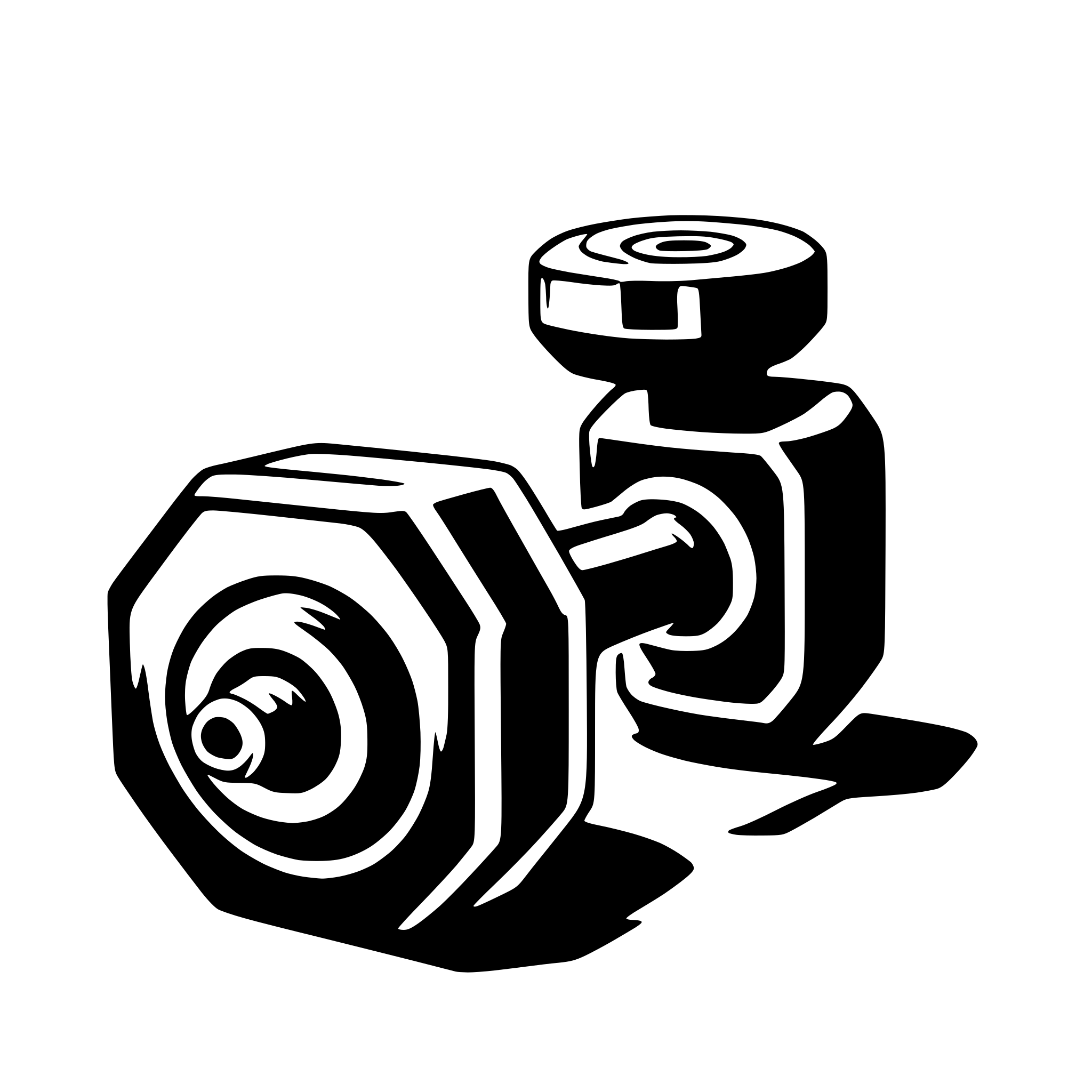 AI-generated SVG of a dumbbell