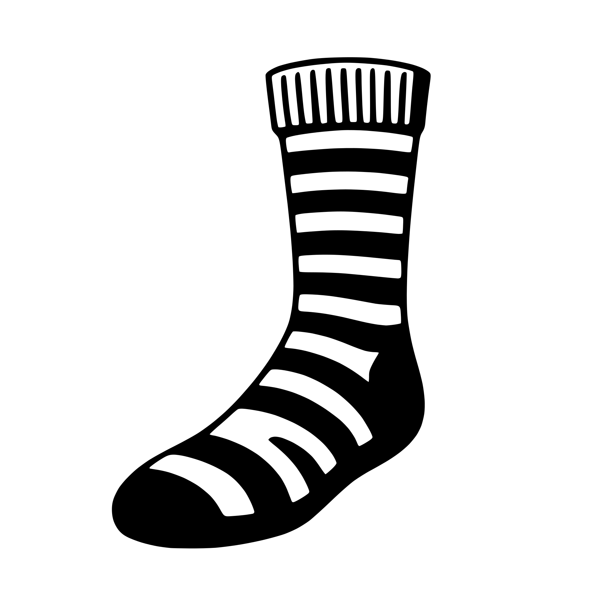 AI-generated SVG of 'sock'