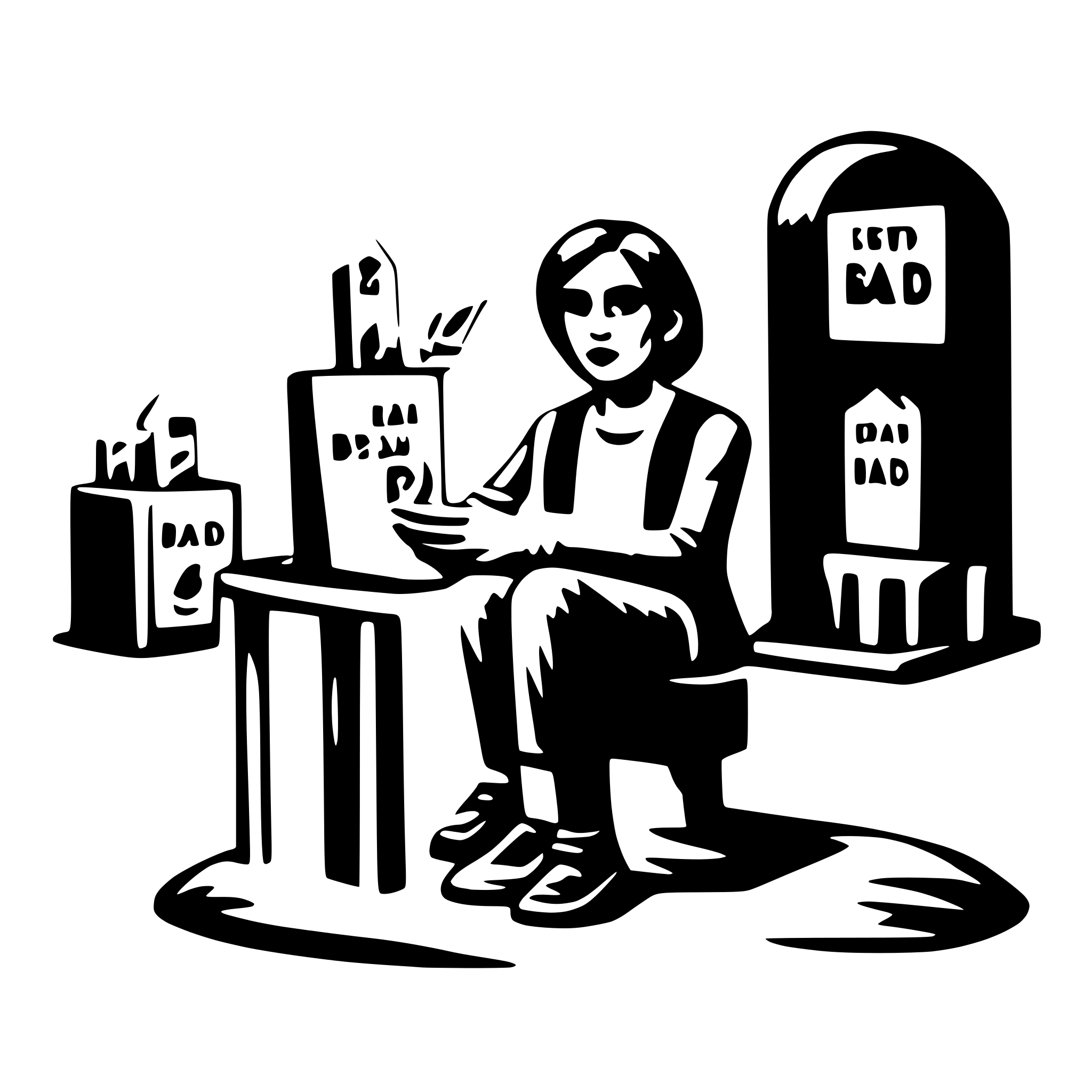 AI-generated SVG of 'bad profit'
