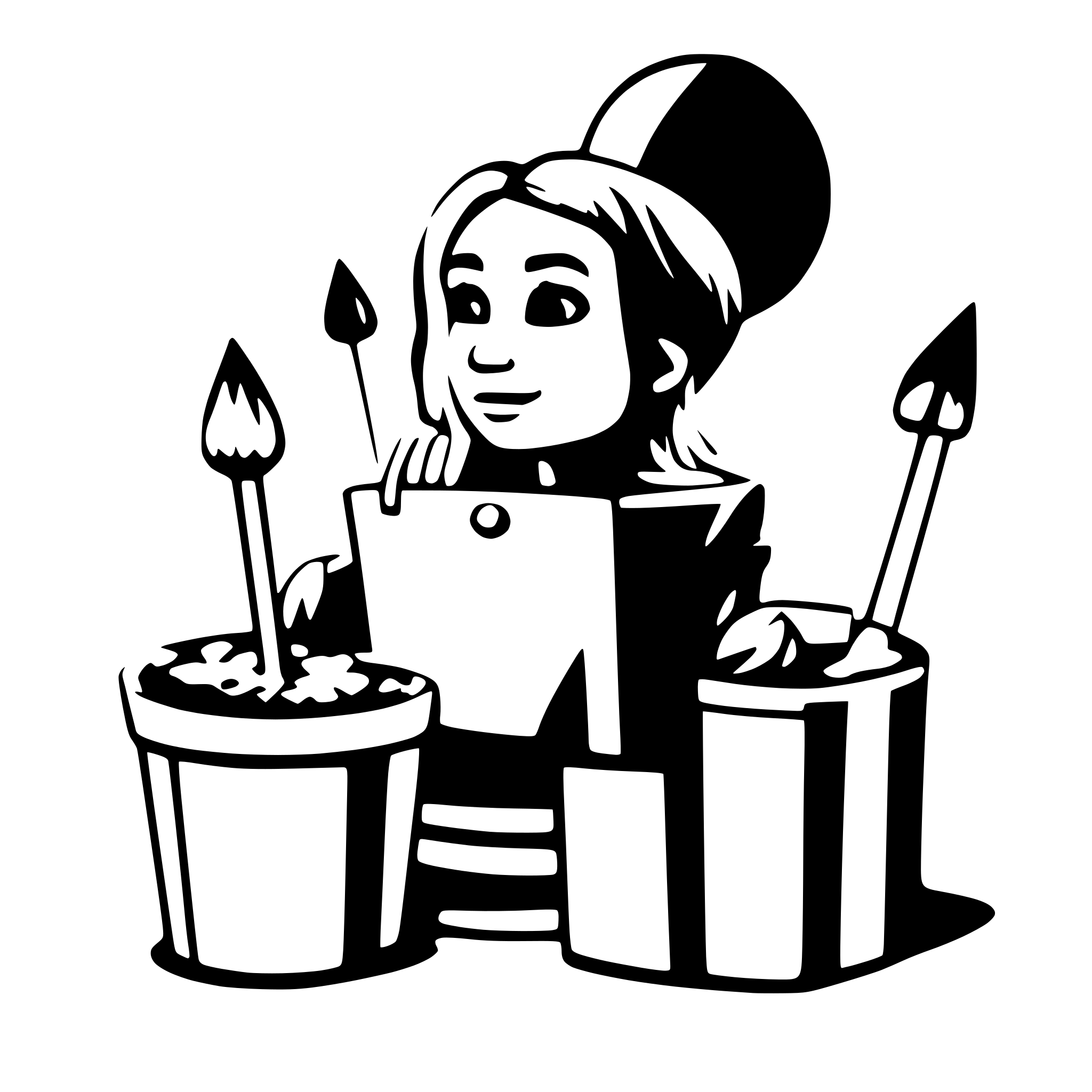 AI-generated SVG of a i want a coloring book