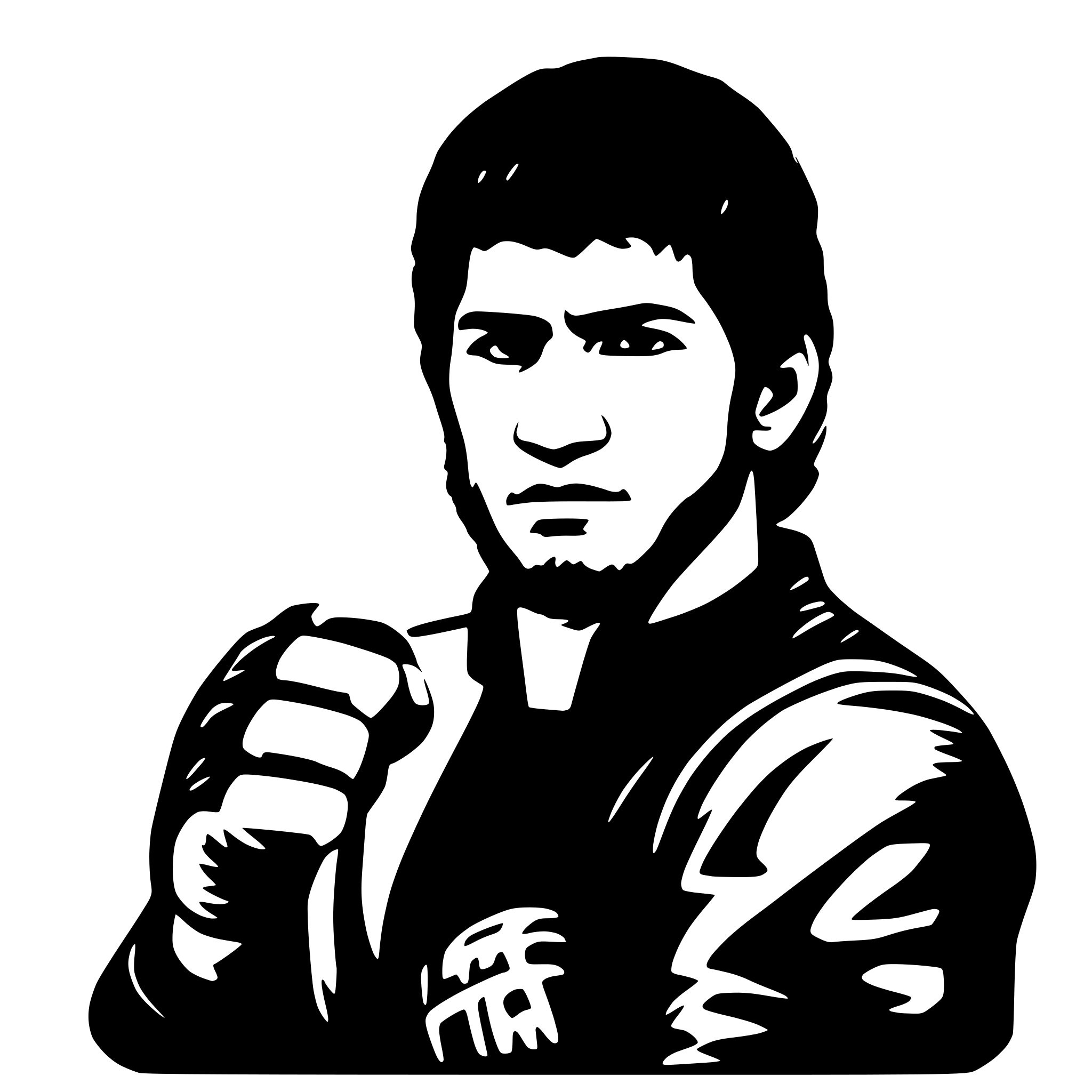 AI-generated SVG of 'Khabib Nurmagamedov'