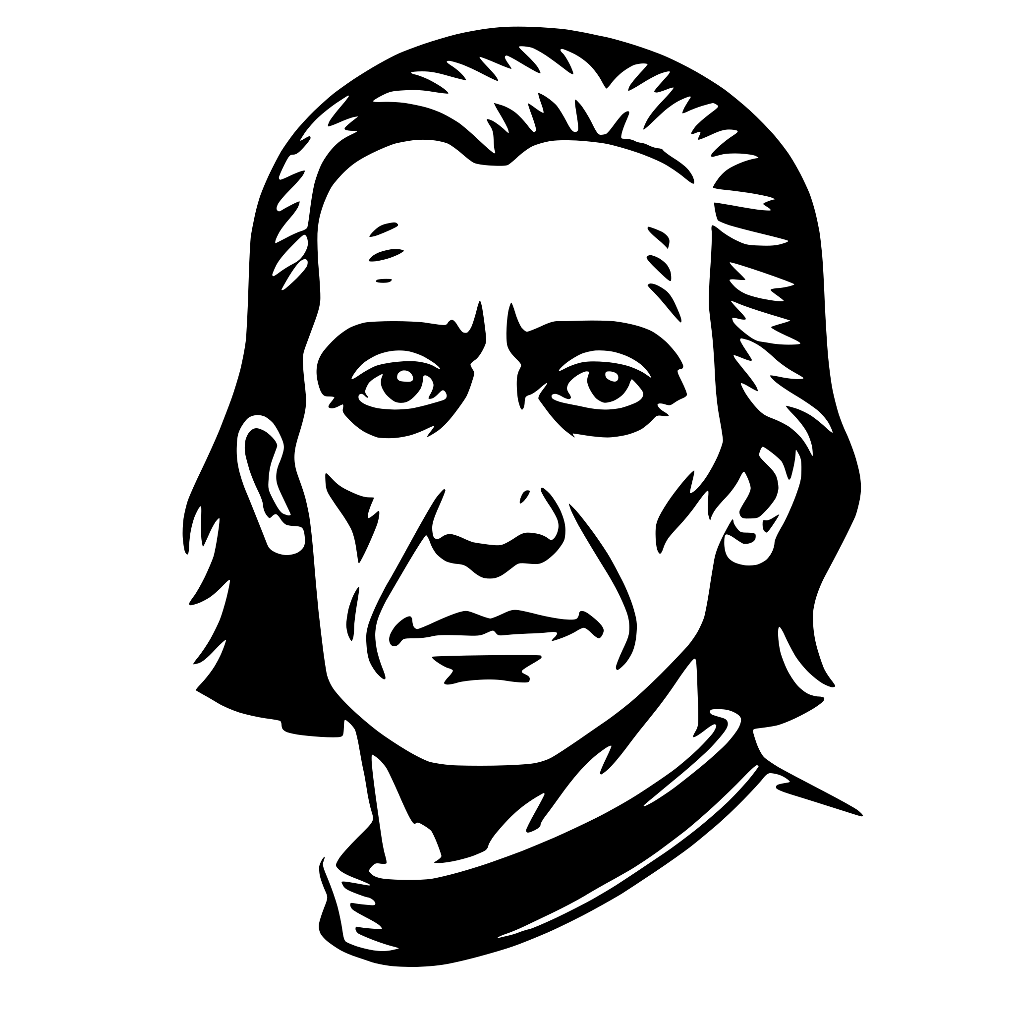 AI-generated SVG of a frankenstein