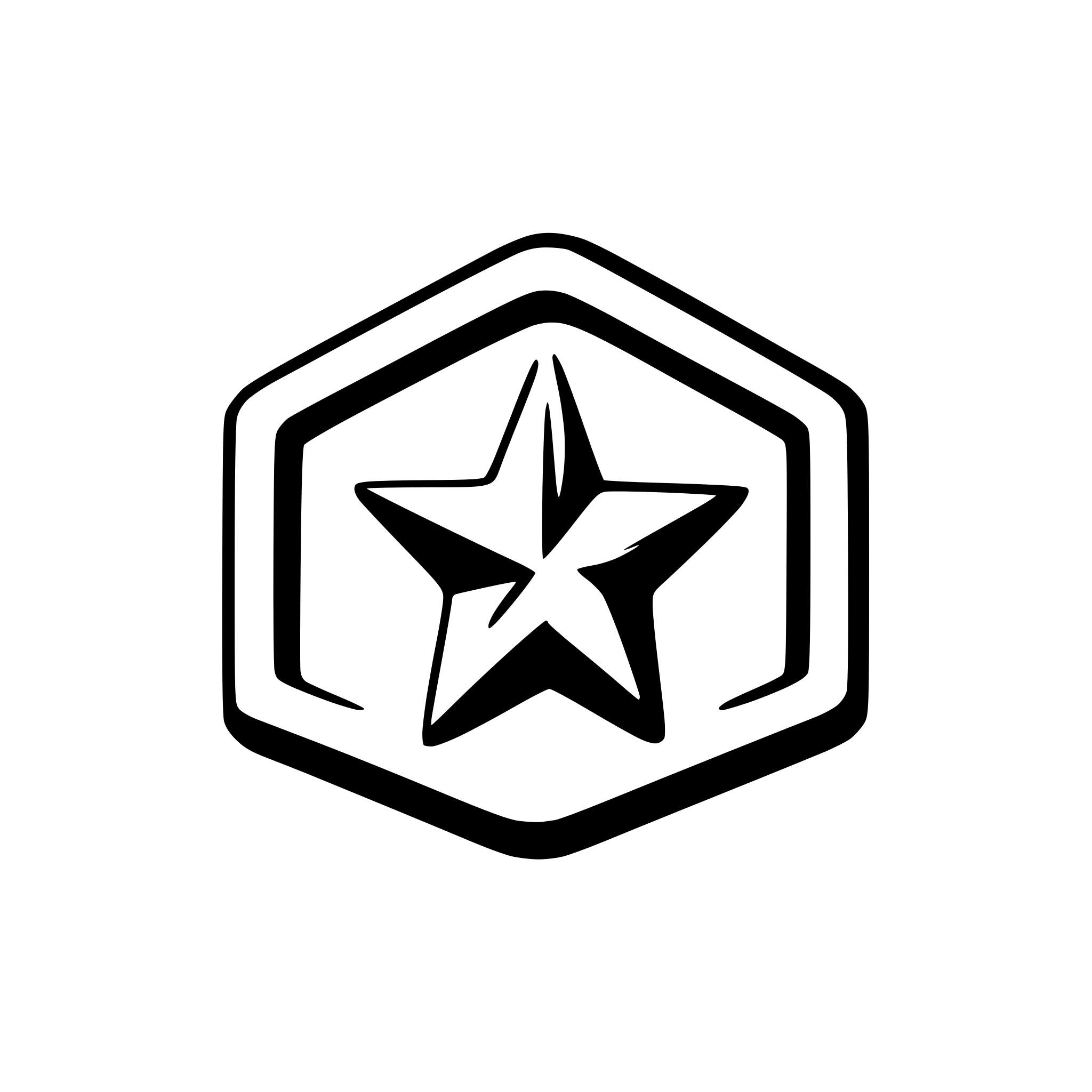 AI-generated SVG of a star